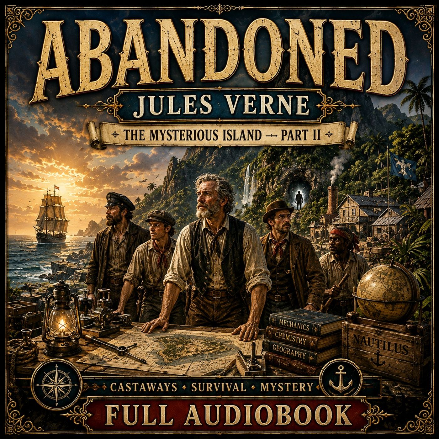 Abandoned by Jules Verne | The Mysterious Island, Part II | Castaways, Survival & Adventure | Full Audiobook episode artwork