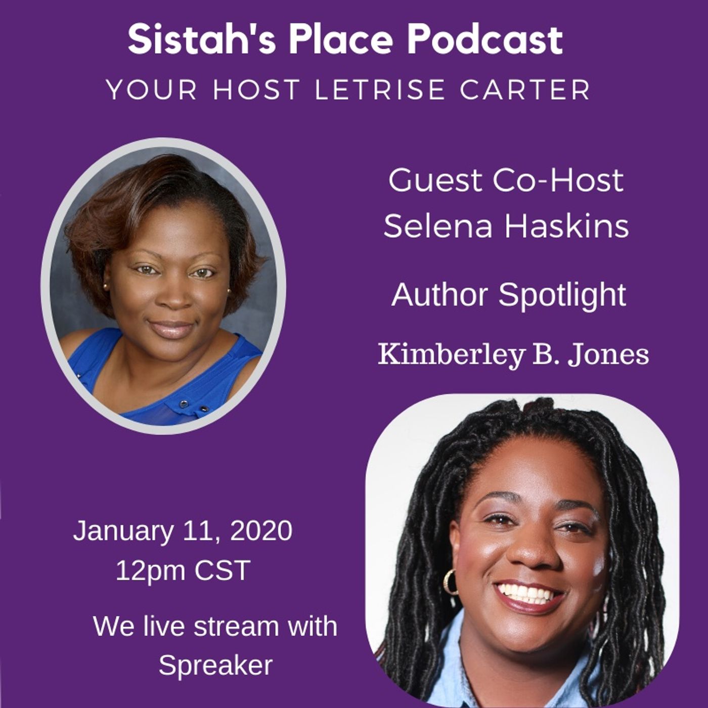 Sistah's Place-Author Spotlight with Kimberley B. Jones