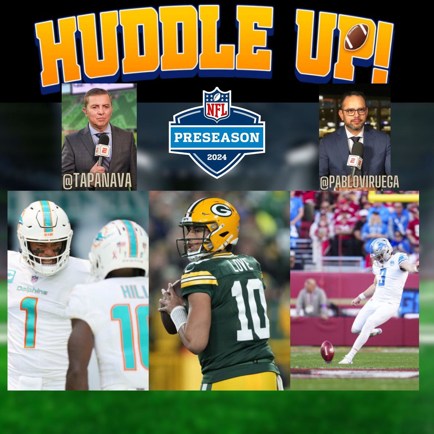 #HuddleUP Inicia Pretemporada #NFL 2024 @TapaNava & @PabloViruega