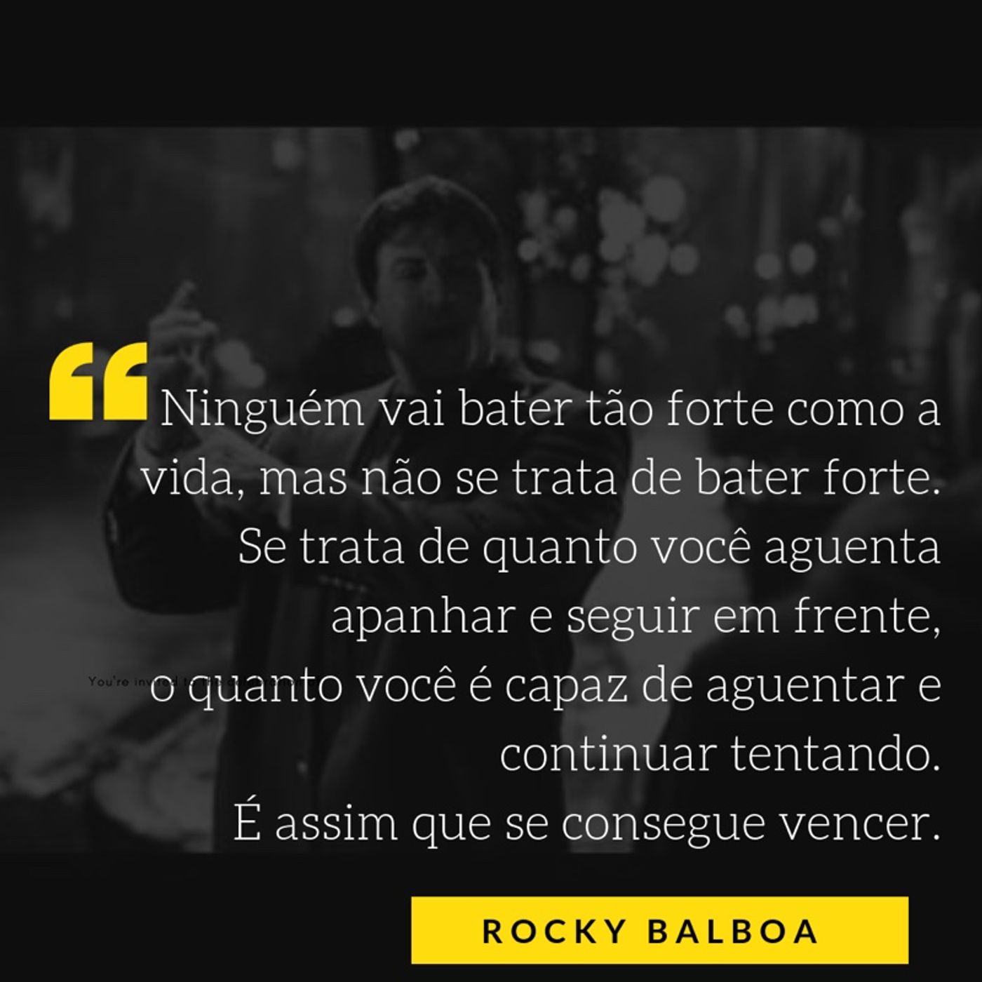 #22 Rocky Balboa - Conselho de pai