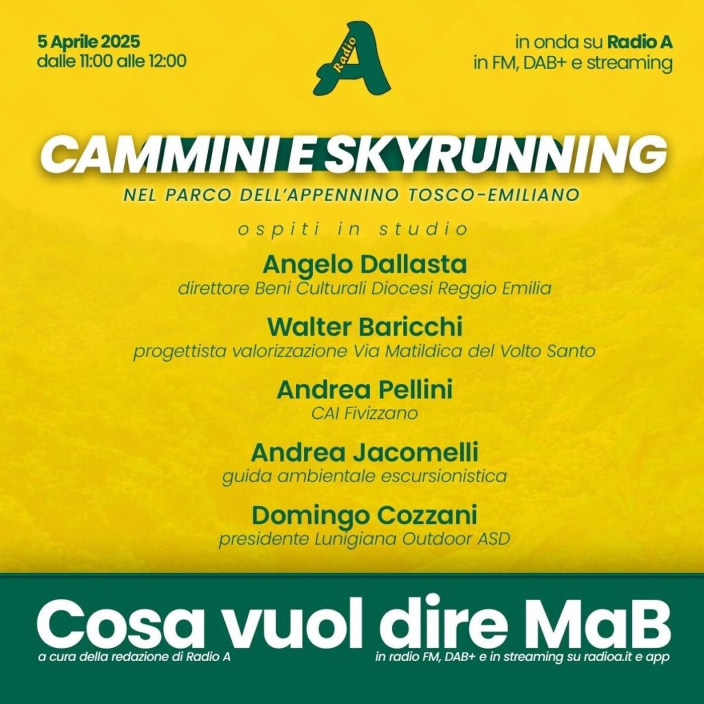 Cammini e Skyrunning (Cosa Vuol Dire MaB - 5 Aprile 2025) episode artwork