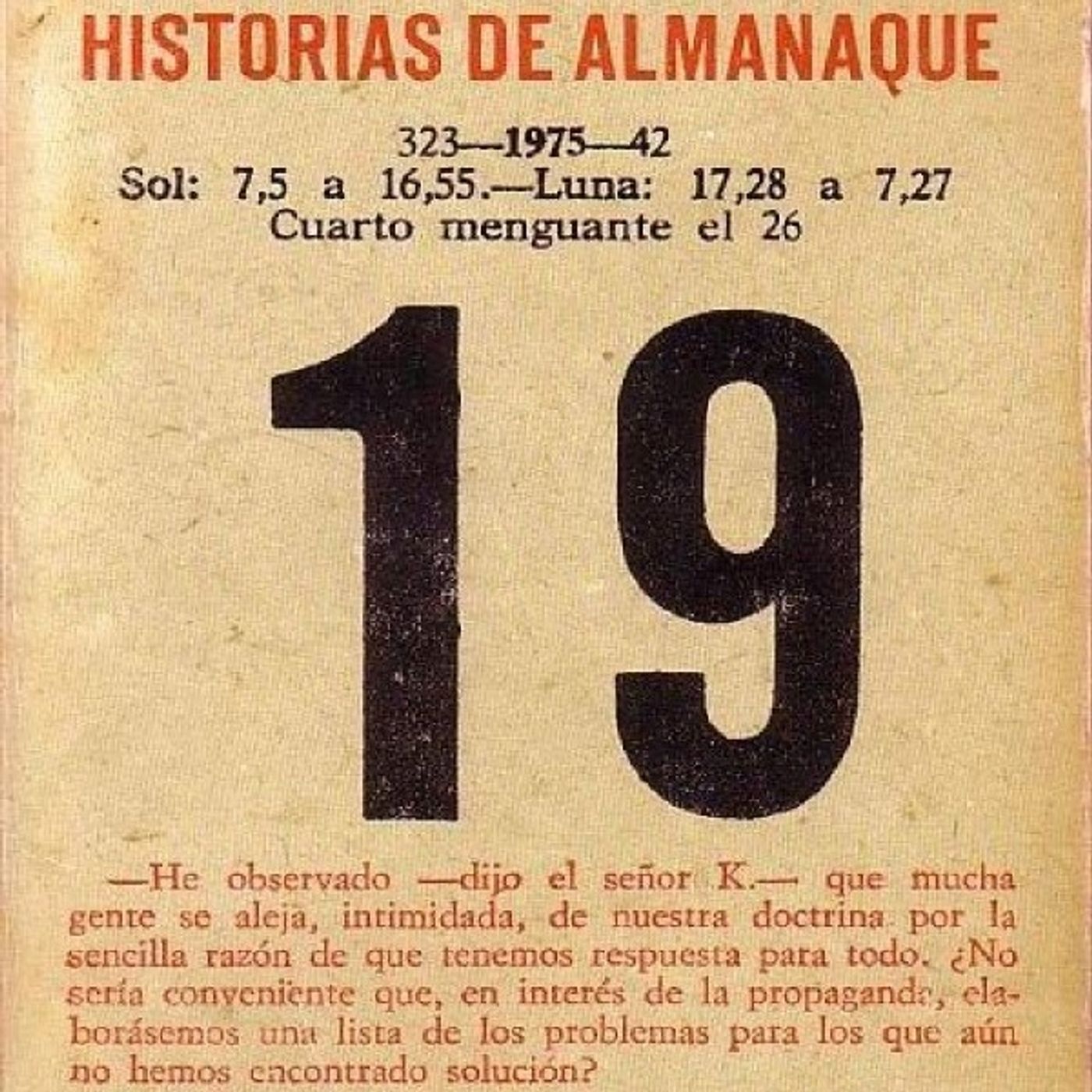 (Resumen) Historias de almanaque - Bertolt Brecht