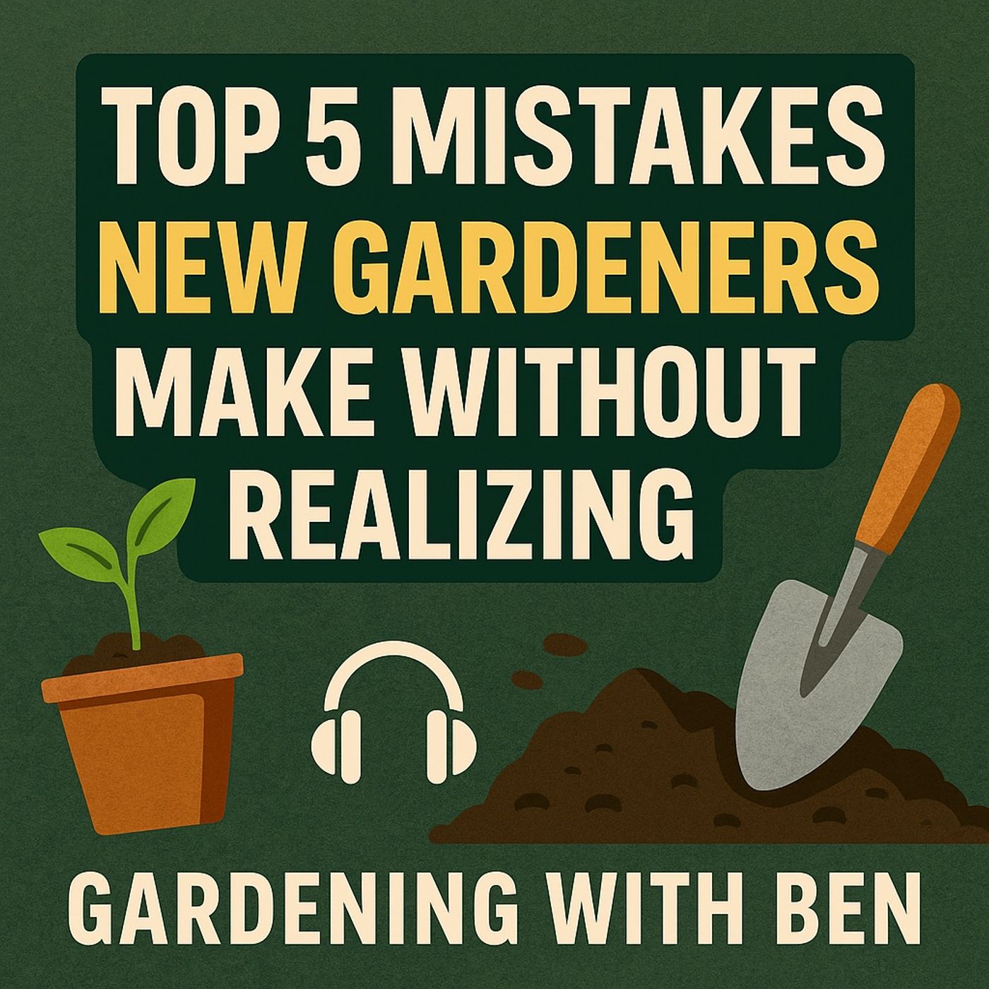 🎧 🌱 Top 5 Mistakes New Gardeners Make Without Realizing episode artwork