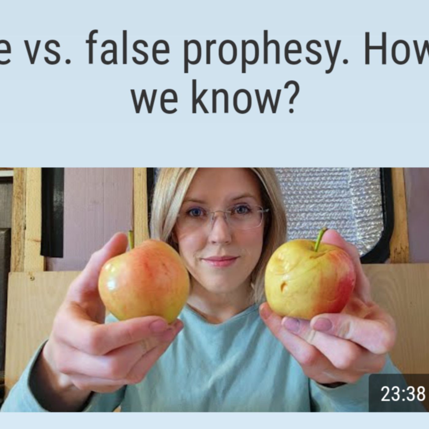 True vs. false prophesy. How do we know? episode artwork