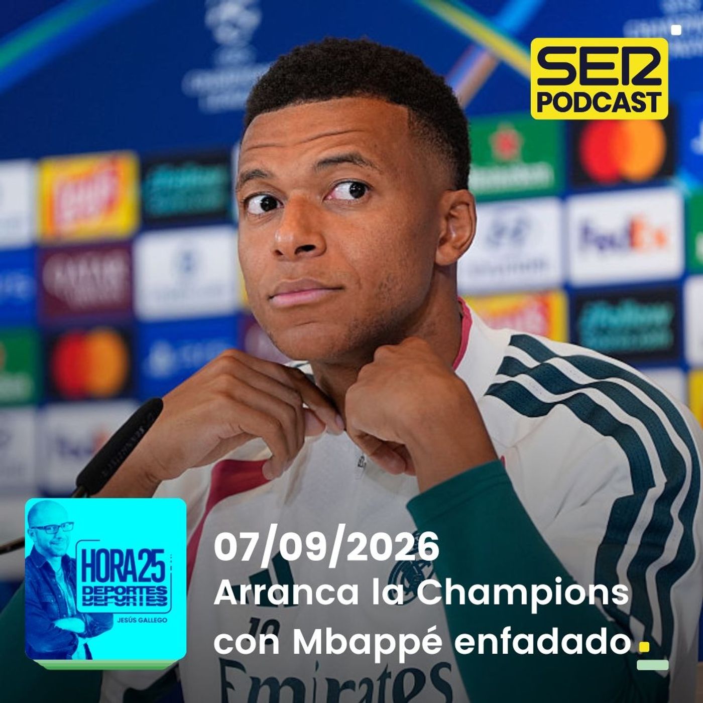 Hora 25 Deportes | Arranca la Champions con Mbappé "enfadado" episode artwork
