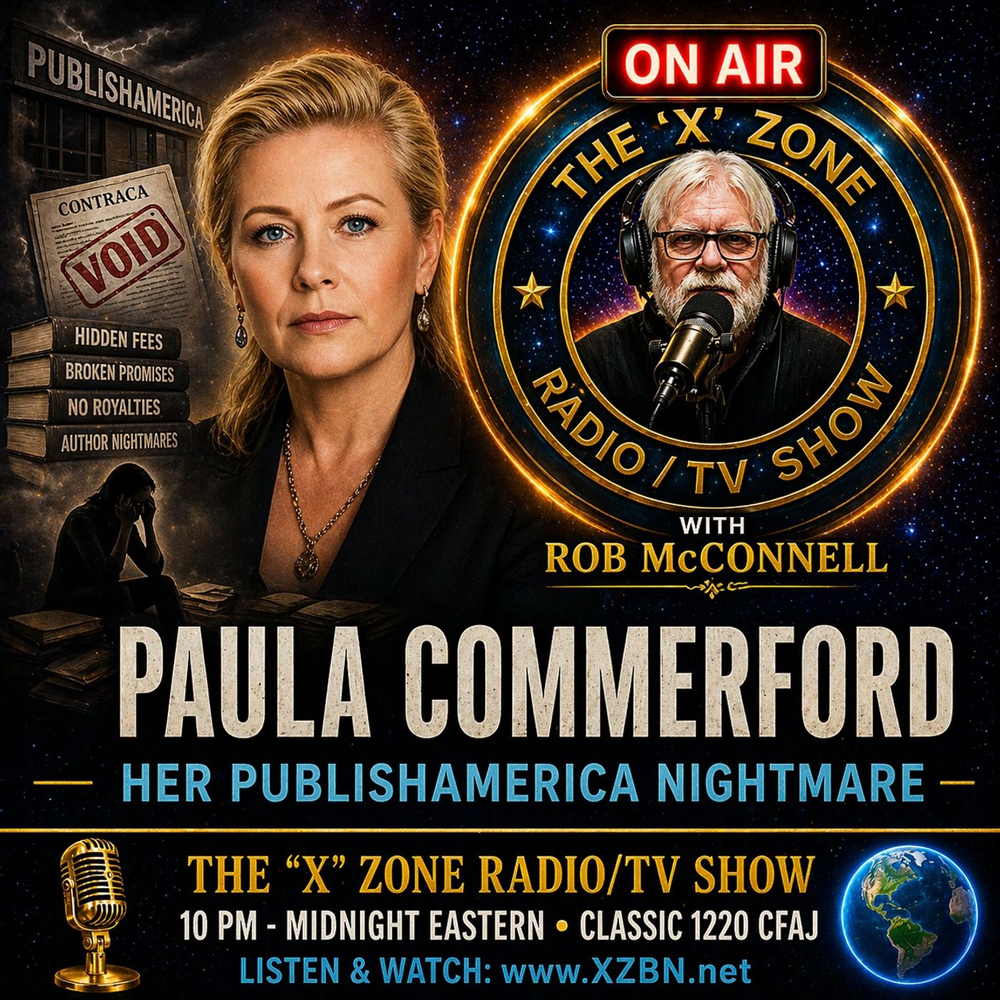 Rob McConnell Interviews - PAULA COMMERFORD- Her PublishAmerica Nightmare