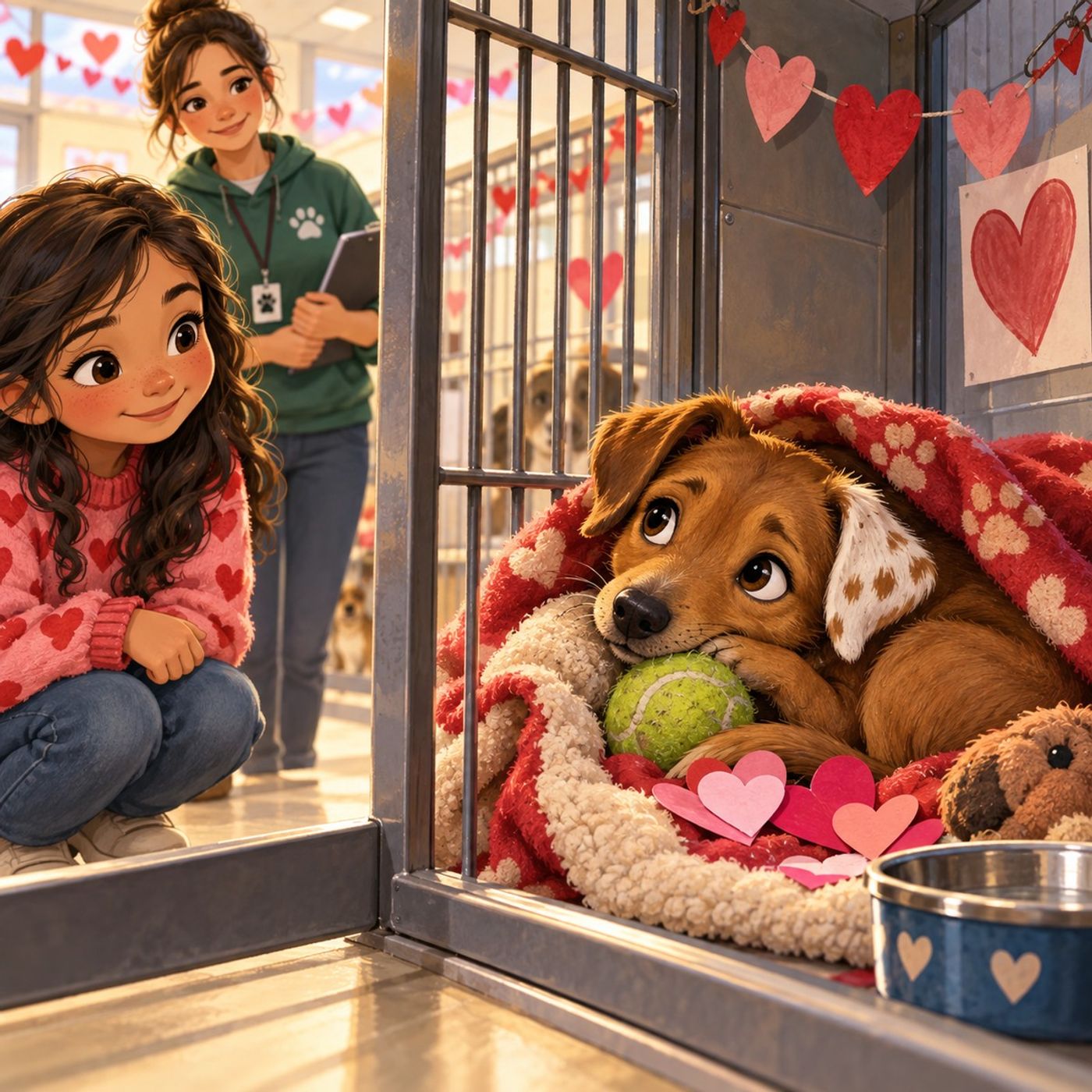 Valentine's Day at the Animal Shelter