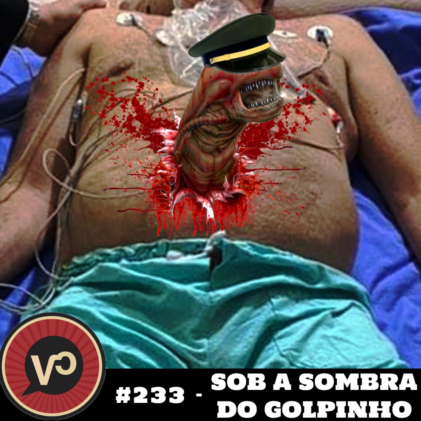 #233 - "Sob a sombra do Golpinho" episode artwork