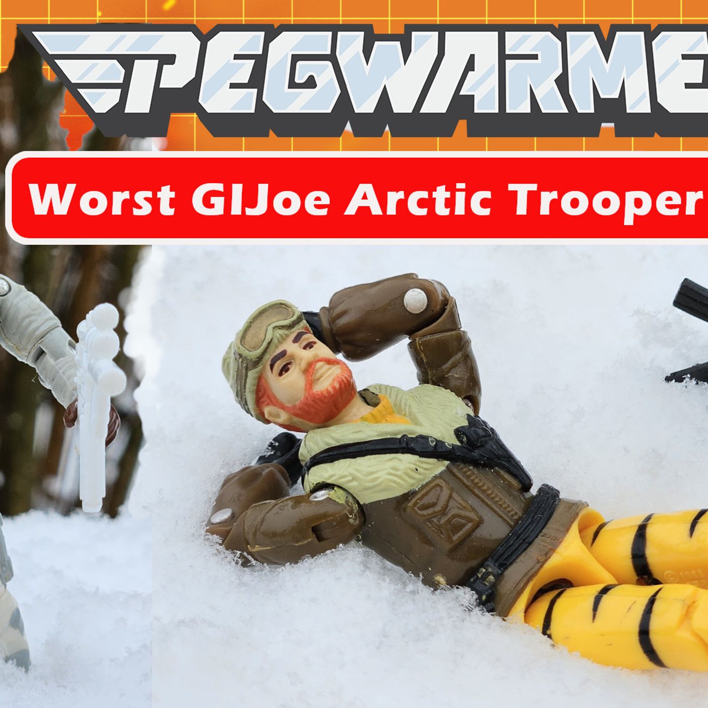 Worst GI Joe Arctic Trooper Figure  - Pegwarmers #175