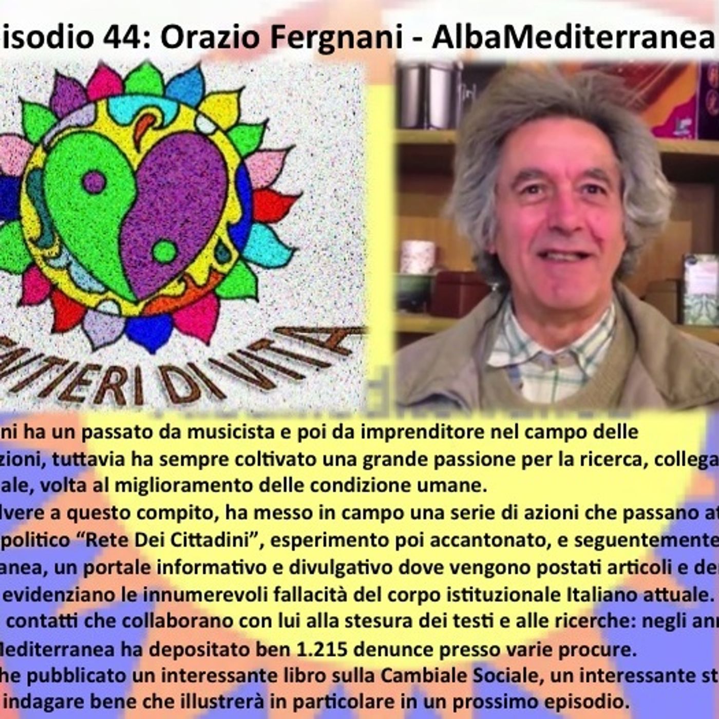 SENTIERI DI VITA