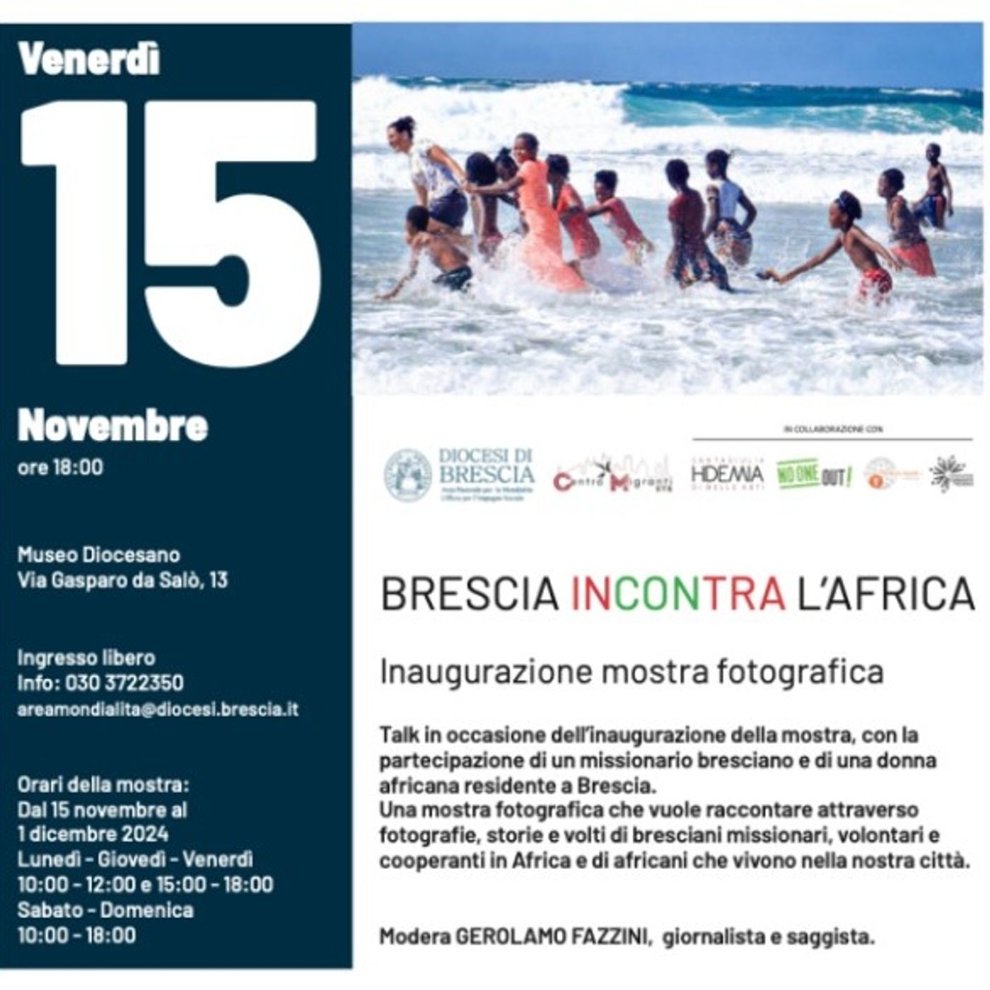 "Brescia IN CON TRA l'Africa", al Museo Diocesano i volti della missionarietà: intervista a Chiara Gabrieli  -  8 novembre 2024 episode artwork