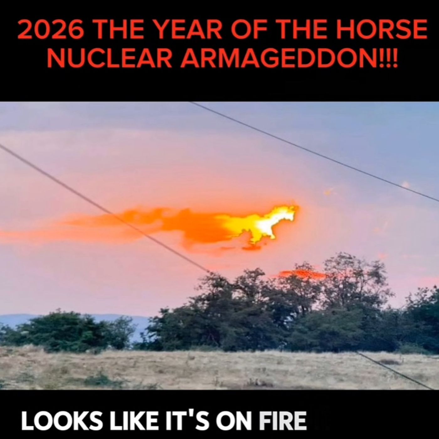 The BIBLICAL SEALS ( FIREY RED HORSE!)