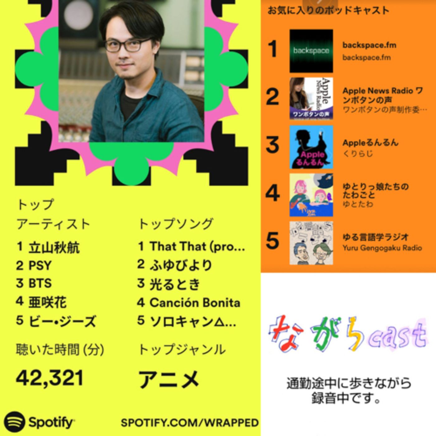 ながらcast2/197 リスナー向けSpotifyまとめ episode artwork