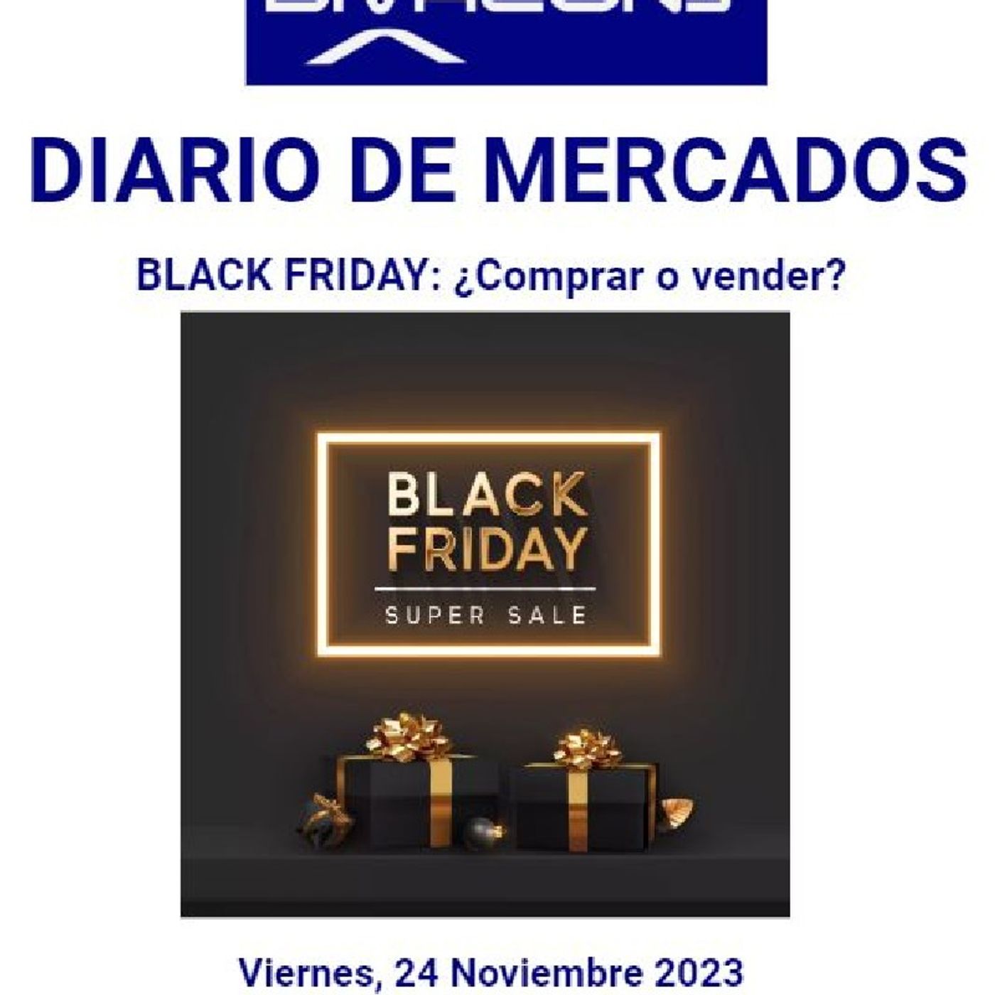 PODCAST en abierto DIARIO DE MERCADOS Viernes 24 Nov episode artwork