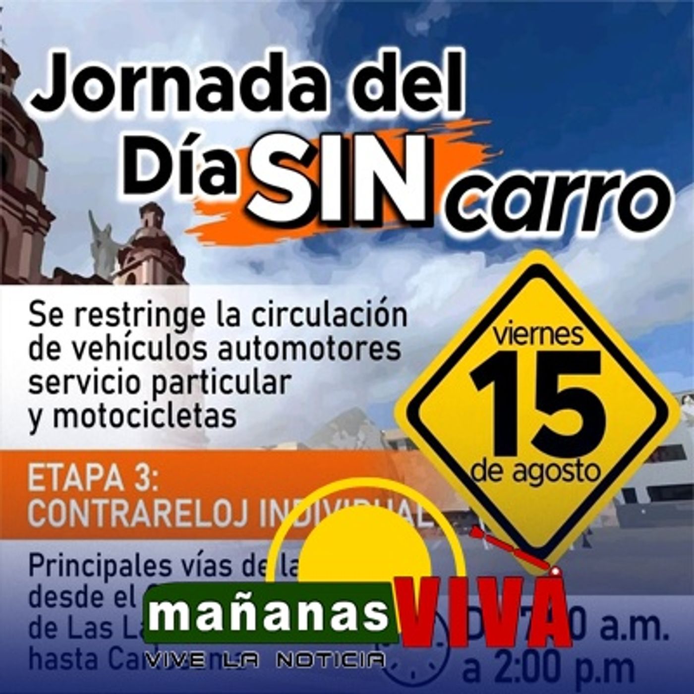 Secretaria de movilidad Ipiales – Día sin carro y moto en Ipiales por cuenta de la Vuelta a Nariño