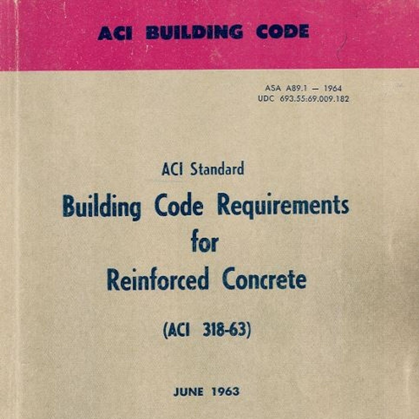 Aci Standard Building Code Requirements For Reinforced Concrete (Aci 318-63)
