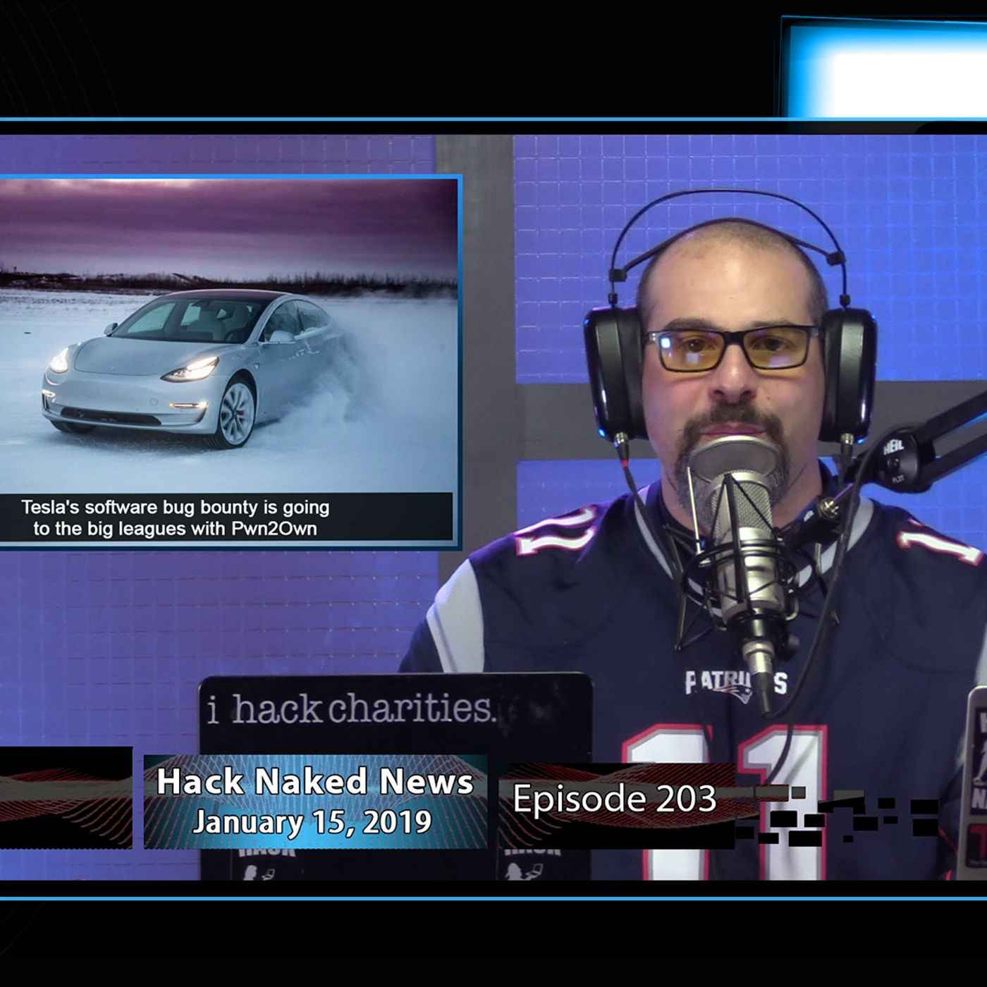 Hack Naked News #203 - January 15, 2019 episode artwork
