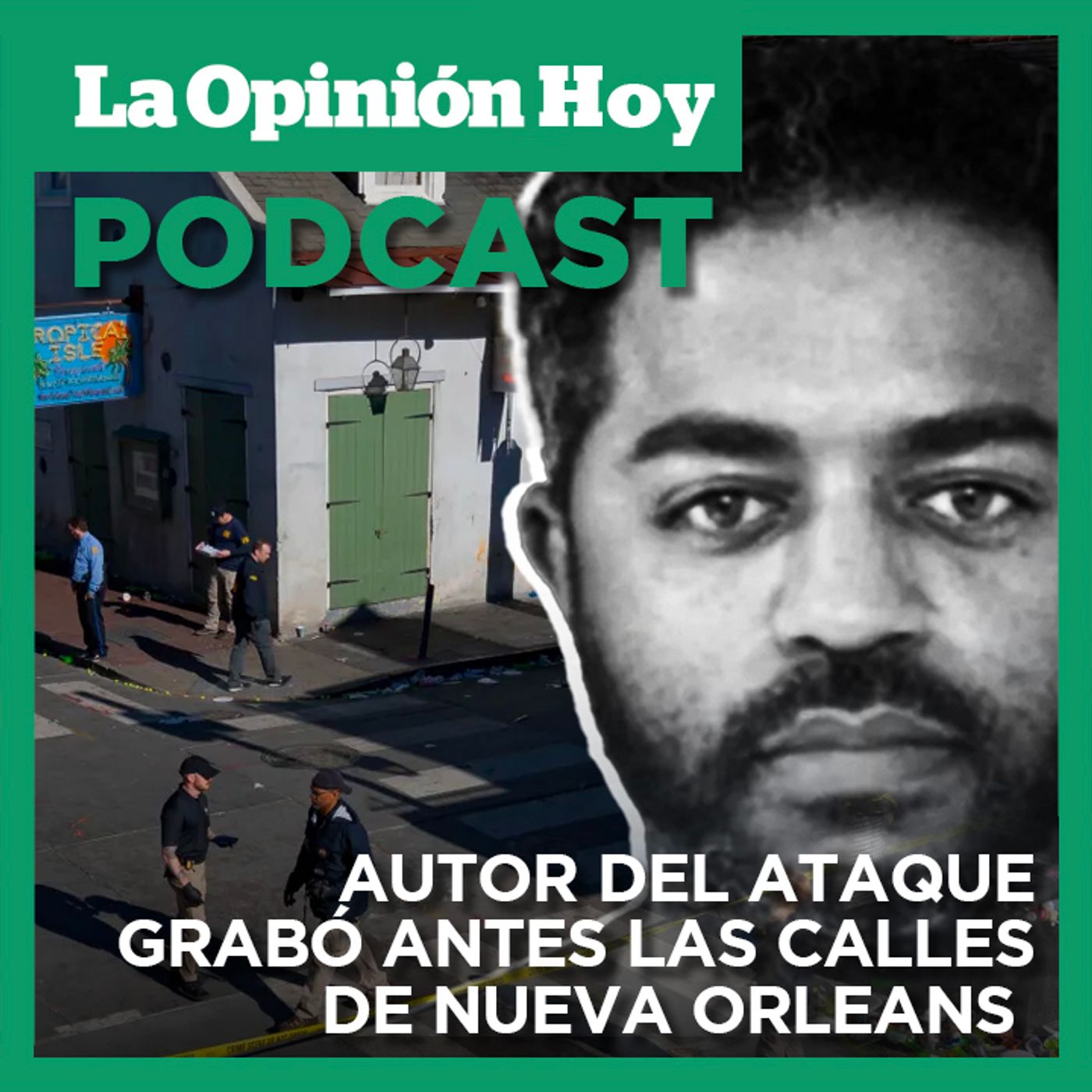 El FBI afirma que Shamsud Din Jabbar grabó las calles de Nueva Orleans antes del ataque.