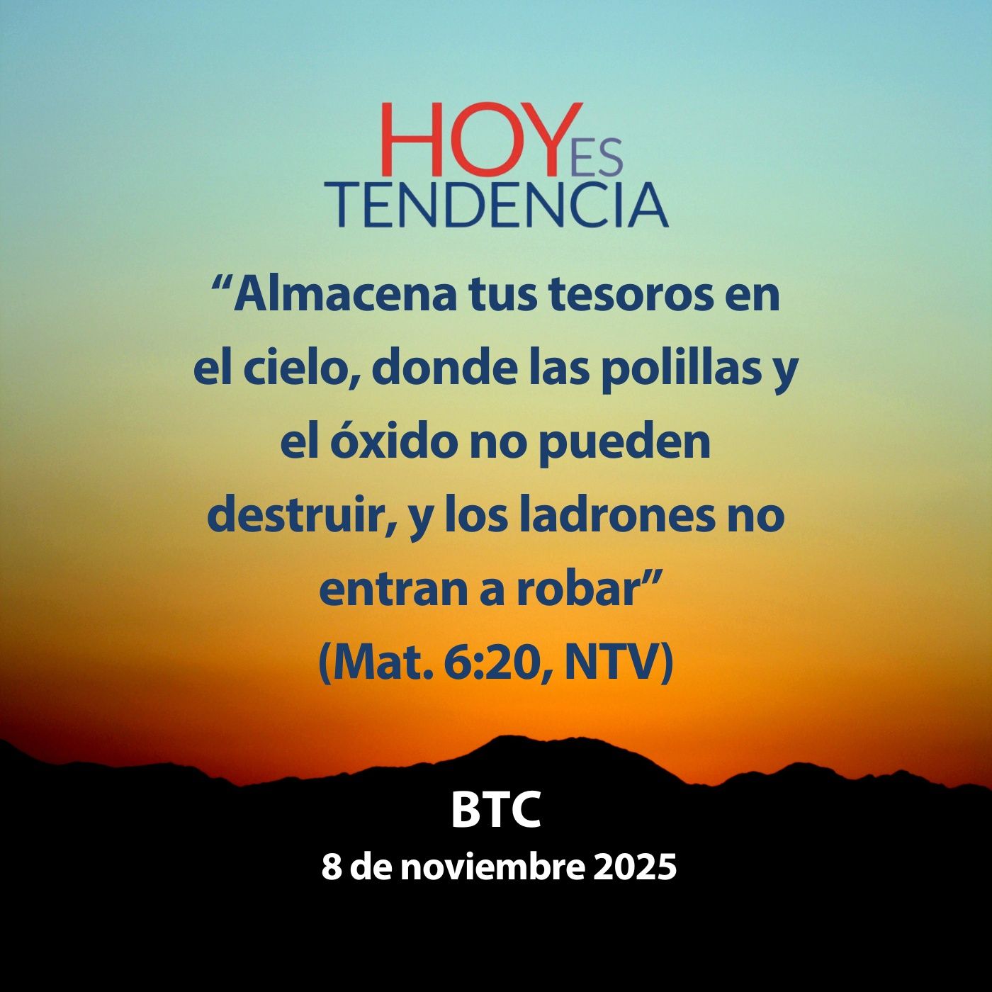 BTC ~ Devocional de Jóvenes ~ 8 de noviembre 2025