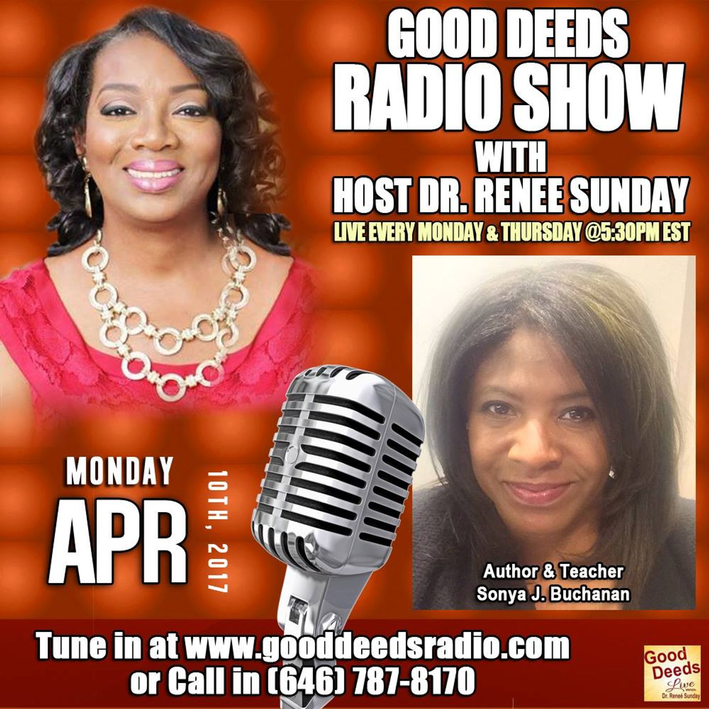 Good Deeds Radio Show- Sonja J. Buschanan episode artwork