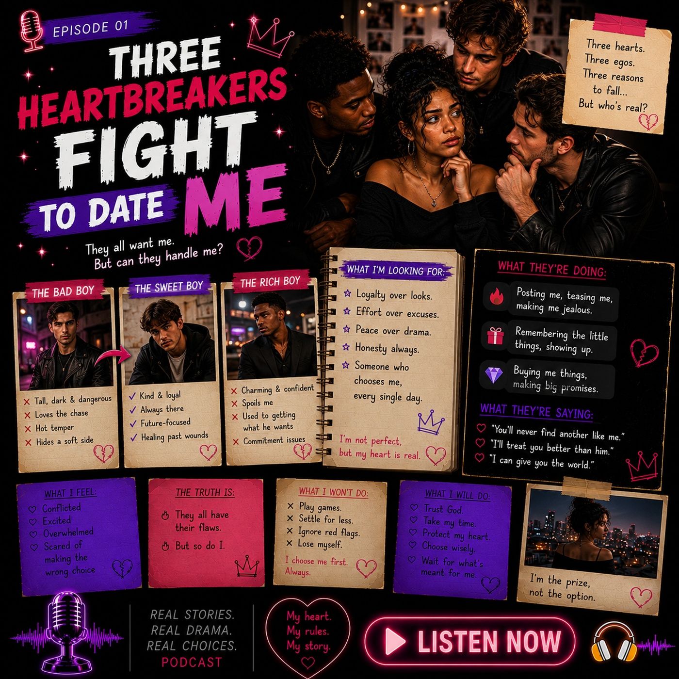 Three Heartbreakers Fight to Date Me|like and subscribe 💕 episode artwork