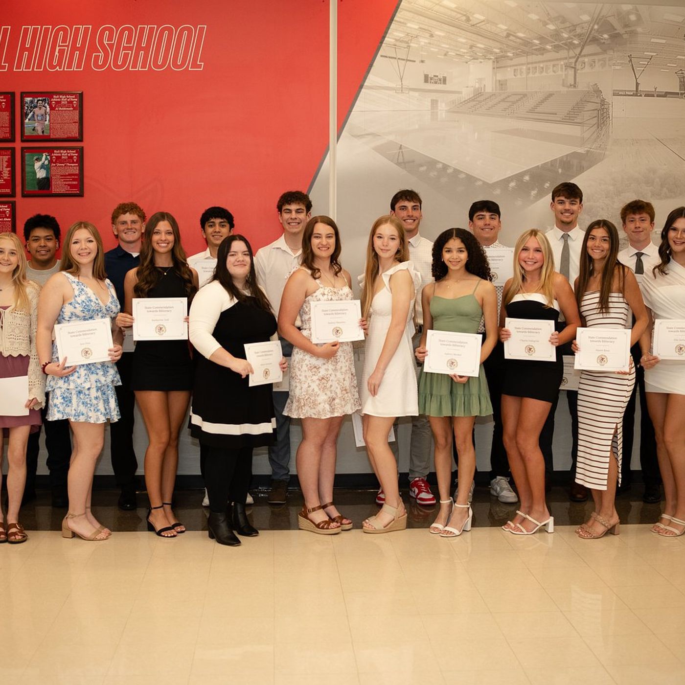 Hall High School recognizes students for Spanish language proficiency episode artwork