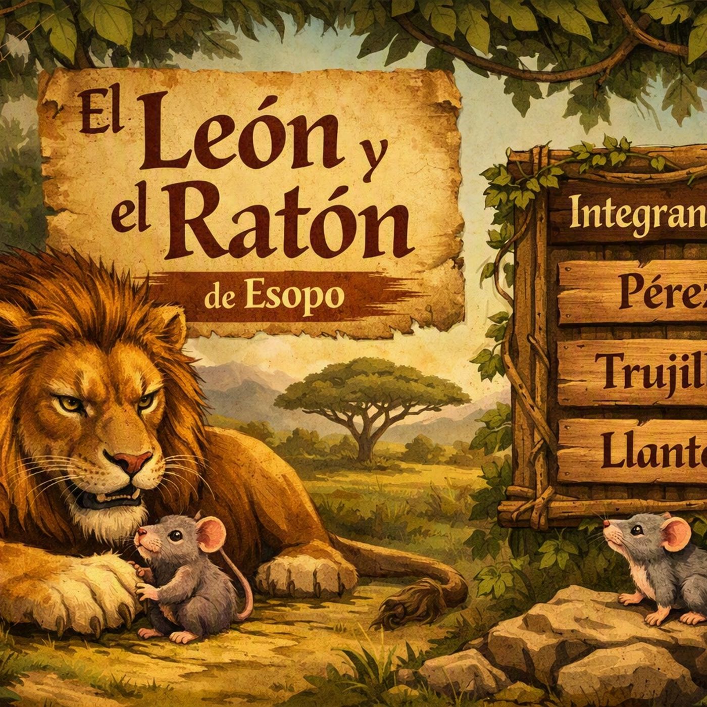El León y El Ratón