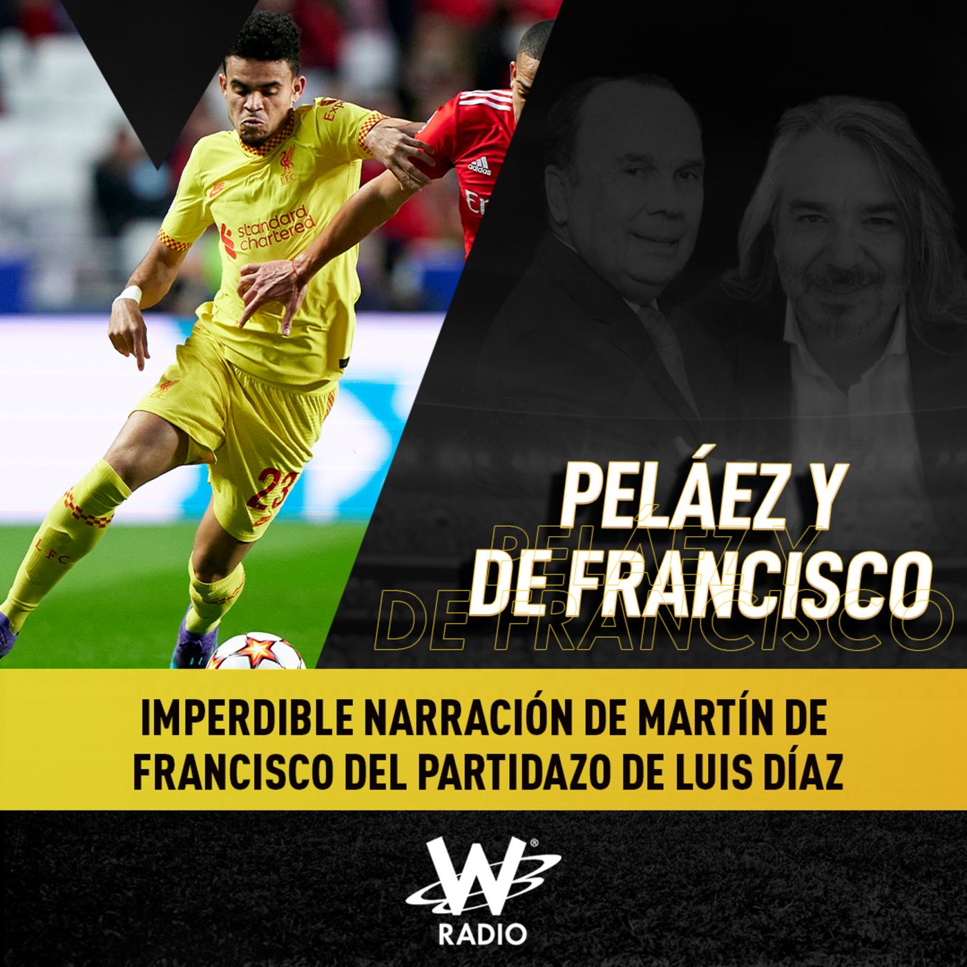 Imperdible narración de Martín De Francisco del partidazo de Luis Díaz