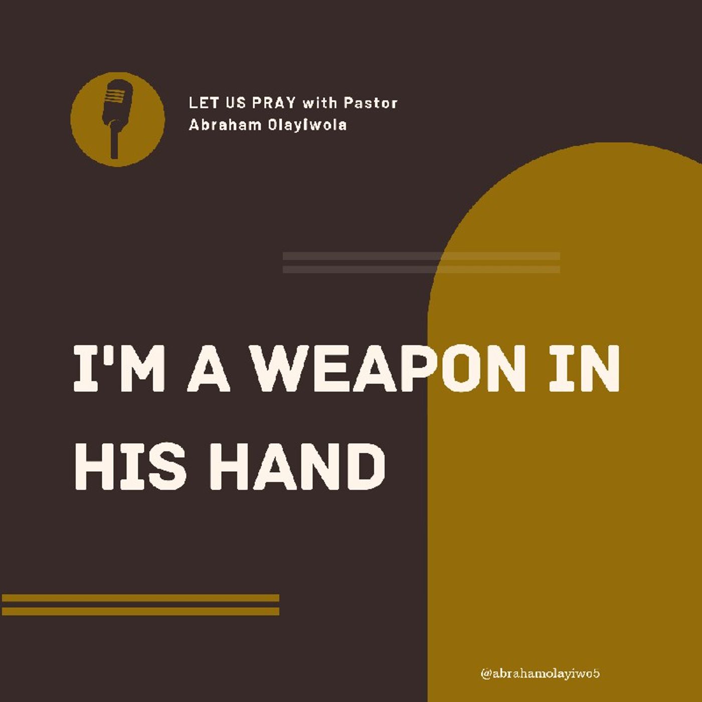 I'M A WEAPON IN HIS HAND, Vol. 1 || episode artwork