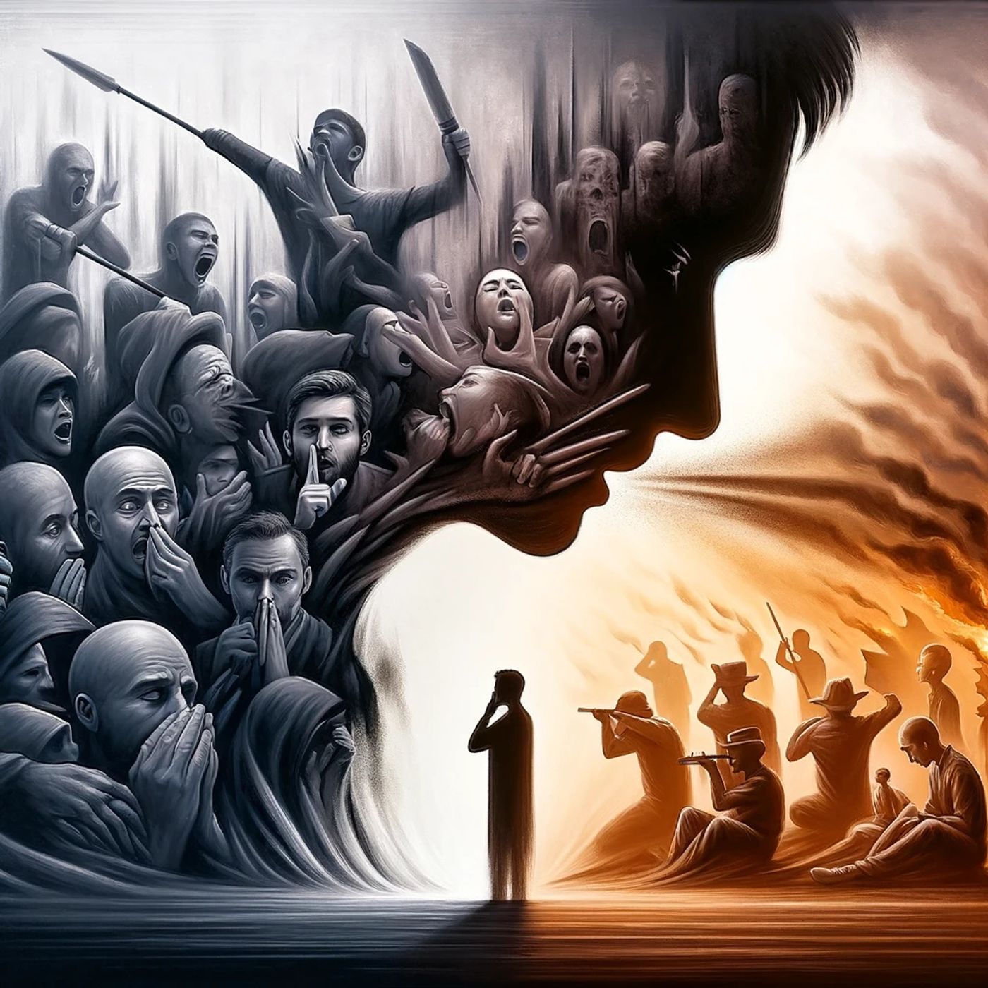 "In the end, we will remember not the words of our enemies, but the silence of our friends." episode artwork