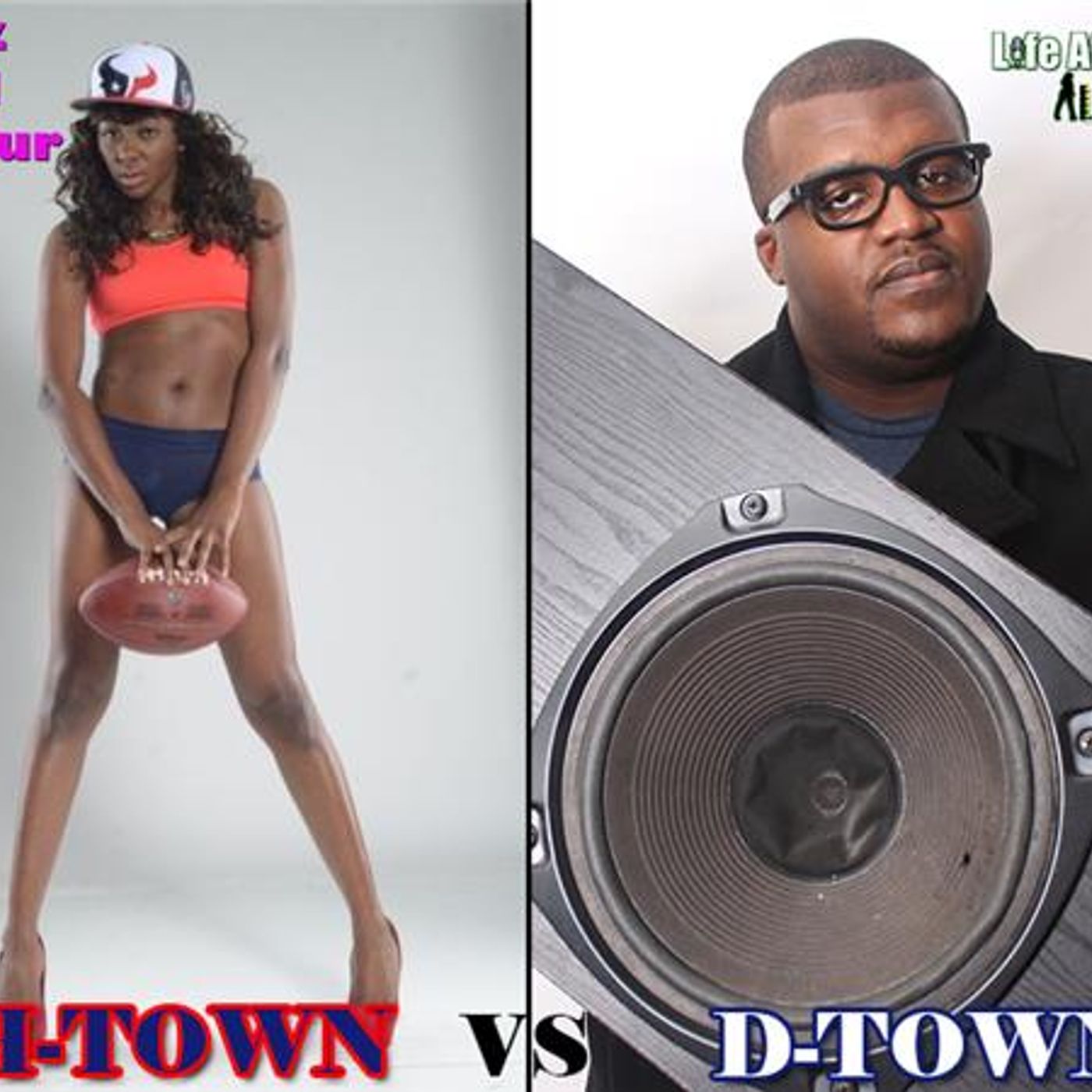 Glitz And Glamour - H-Town vs D-Town & National Podcast Day episode artwork