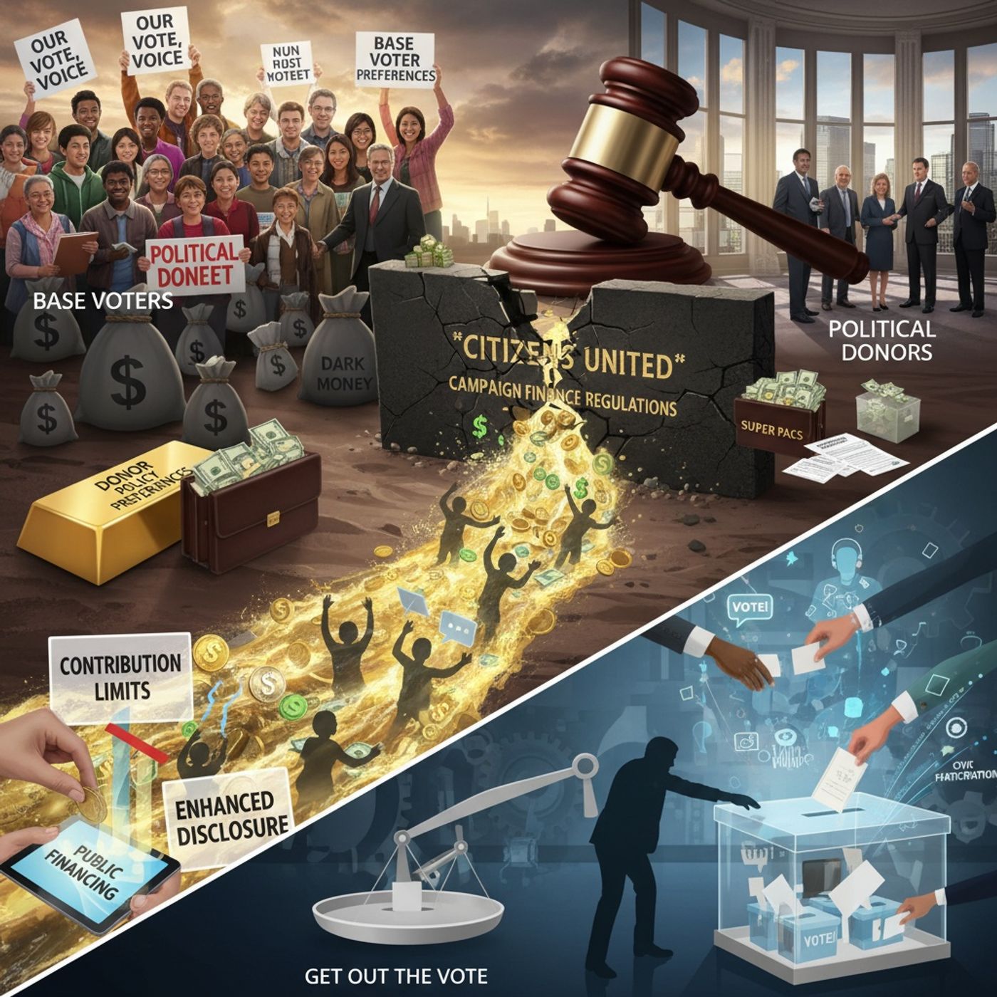 Base Voters Vs Political Donors