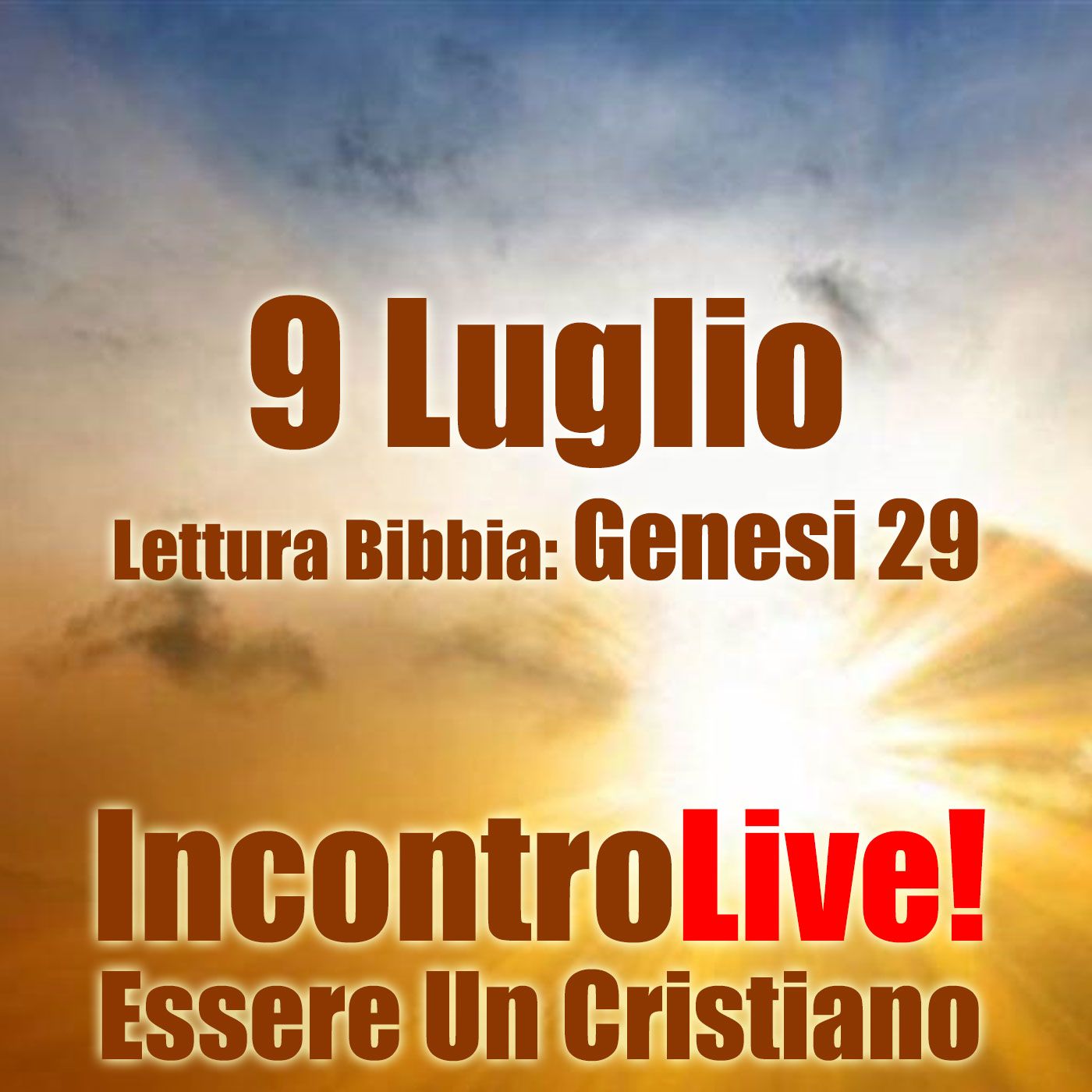 Incontro Live! Essere Un Cristiano