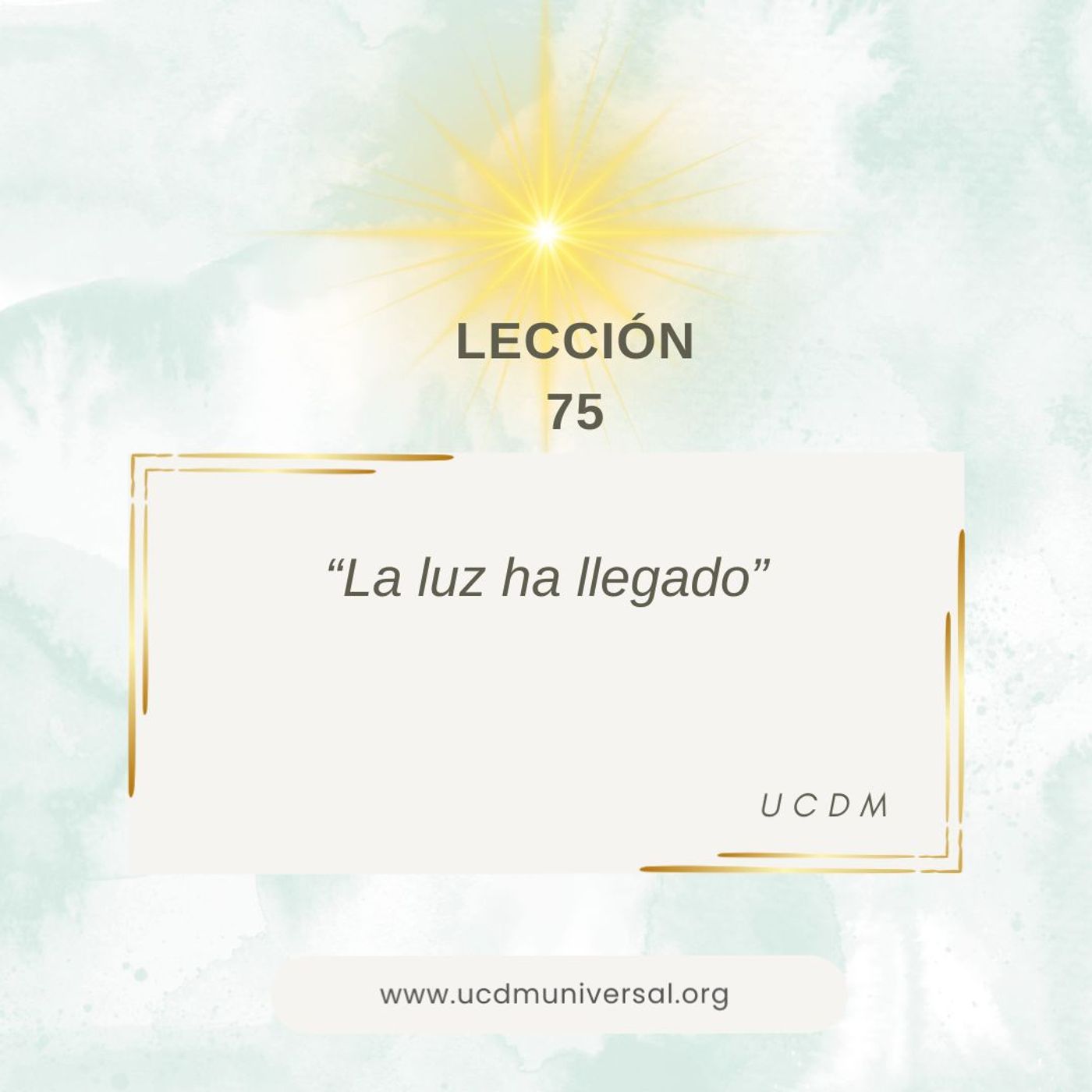 UCDM Universal LECCIÓN DEL DÍA