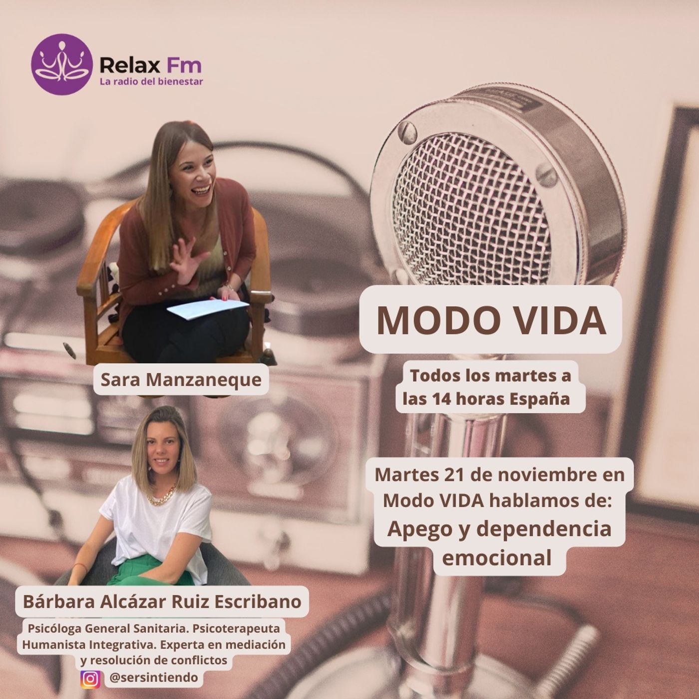 Portada de Modo Vida con Sara Manzaneque