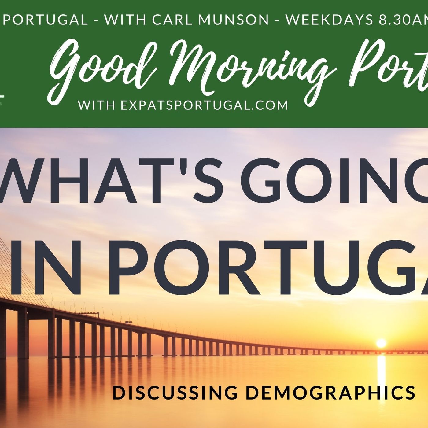 What's going on in Portugal? Discussing demographics on Good Morning Portugal!