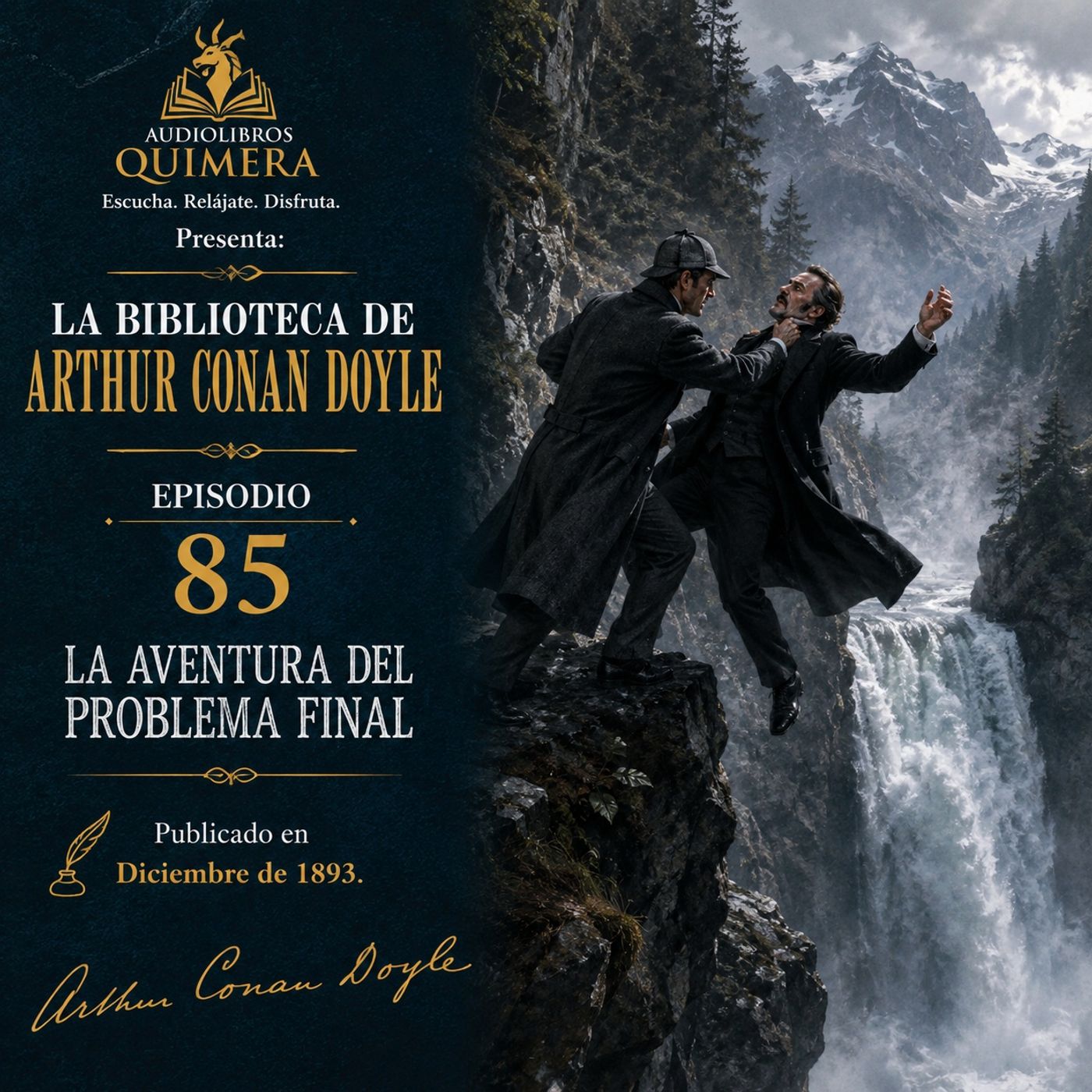 Portada de Audiolibros Quimera - Biblioteca de Arthur Conan Doyle