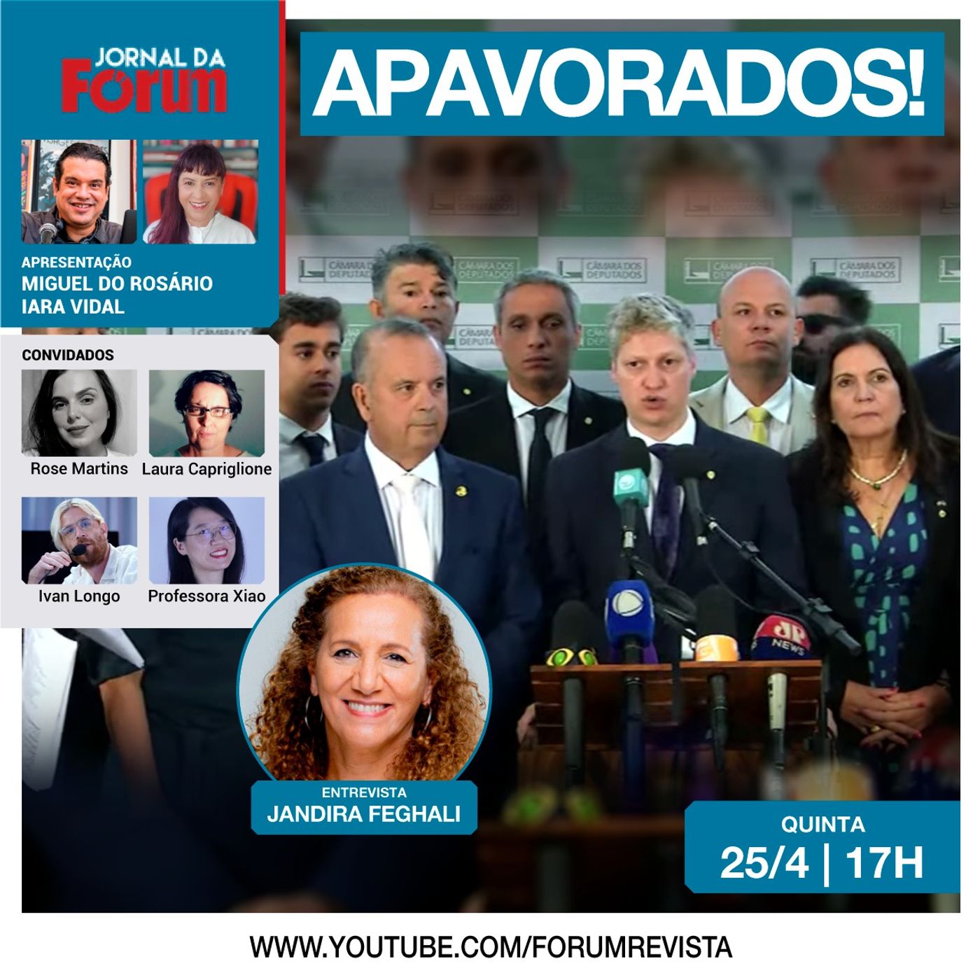 Abandonados por Elon Musk, Bolsonaristas estão com medo da justiça | Lula enquadrou Lira? | 25.04.24 episode artwork