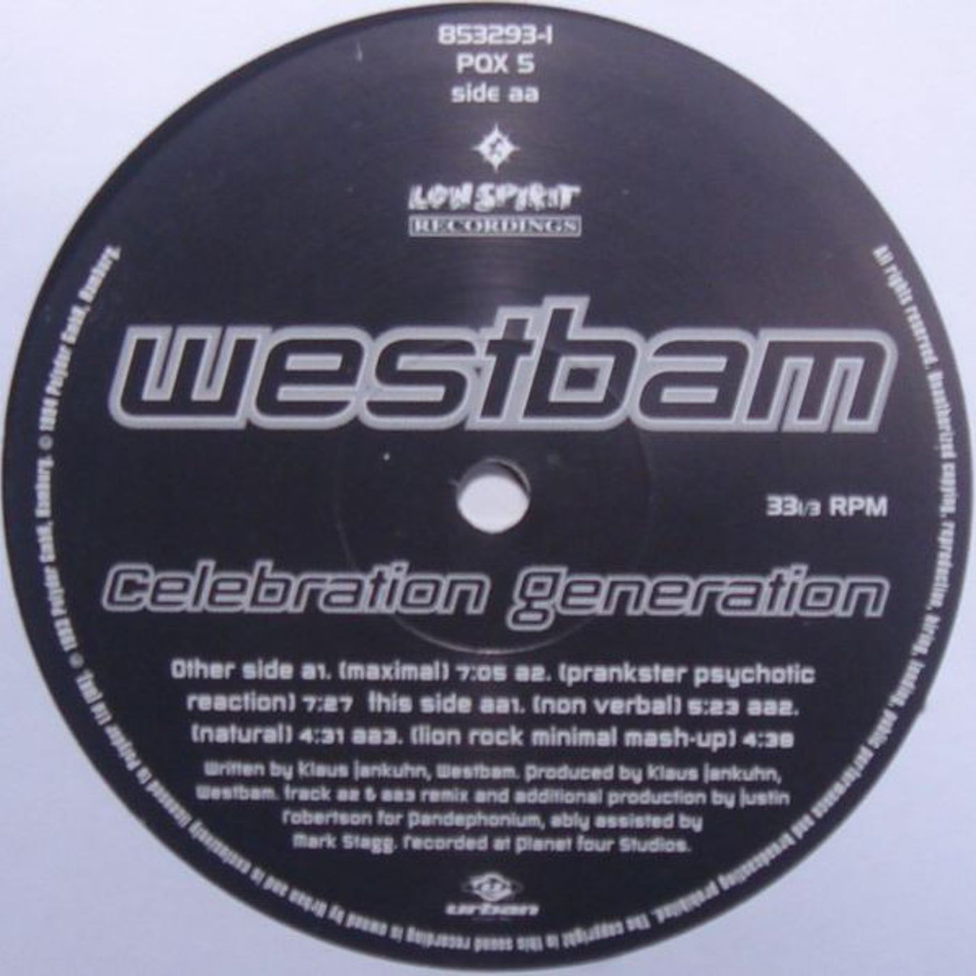 Westbam - Celebration Generation (Prankster Psychotic Reaction)