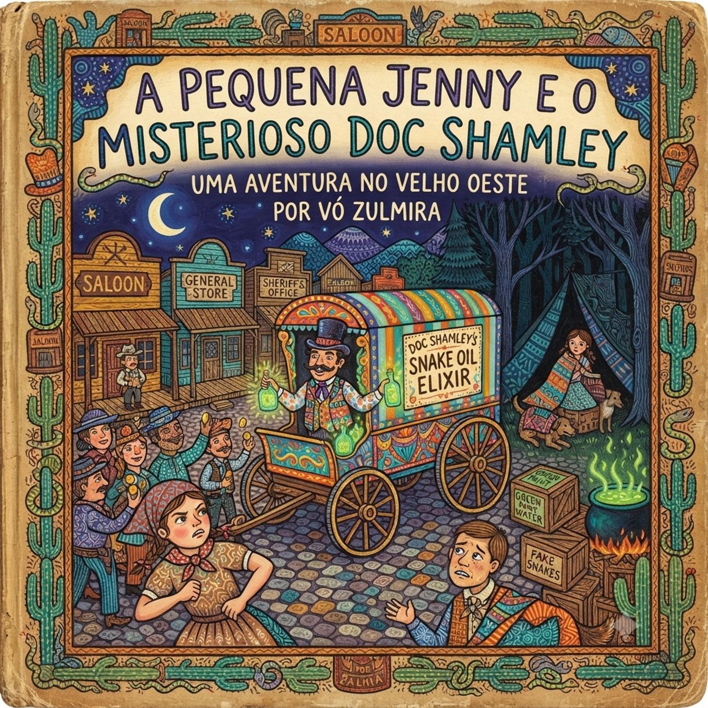 【História Original】A Pequena Jenny contra o Falso Doutor e a Fraude do Óleo de Cobra