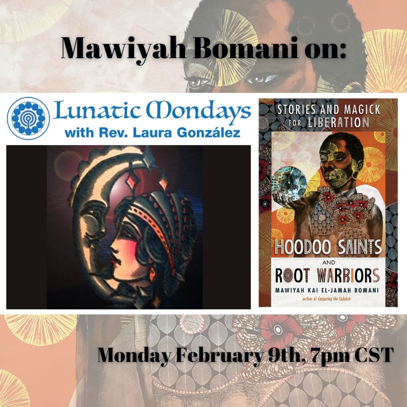 Lunatic Mondays ~ Mawiyah Kai EL-Jamah Bomani ~ Author episode artwork