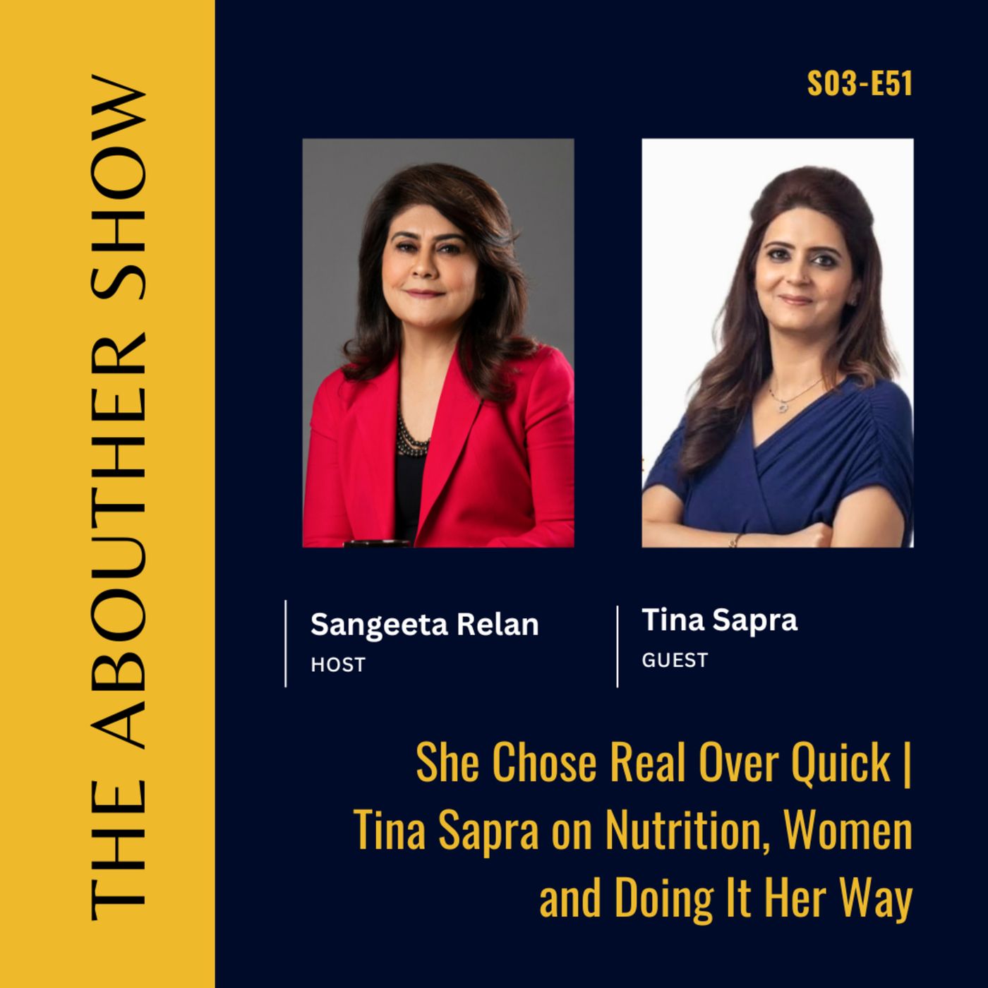 S3E155: She Chose Real Over Quick | Tina Sapra on Nutrition, Women and Doing It Her Way episode artwork