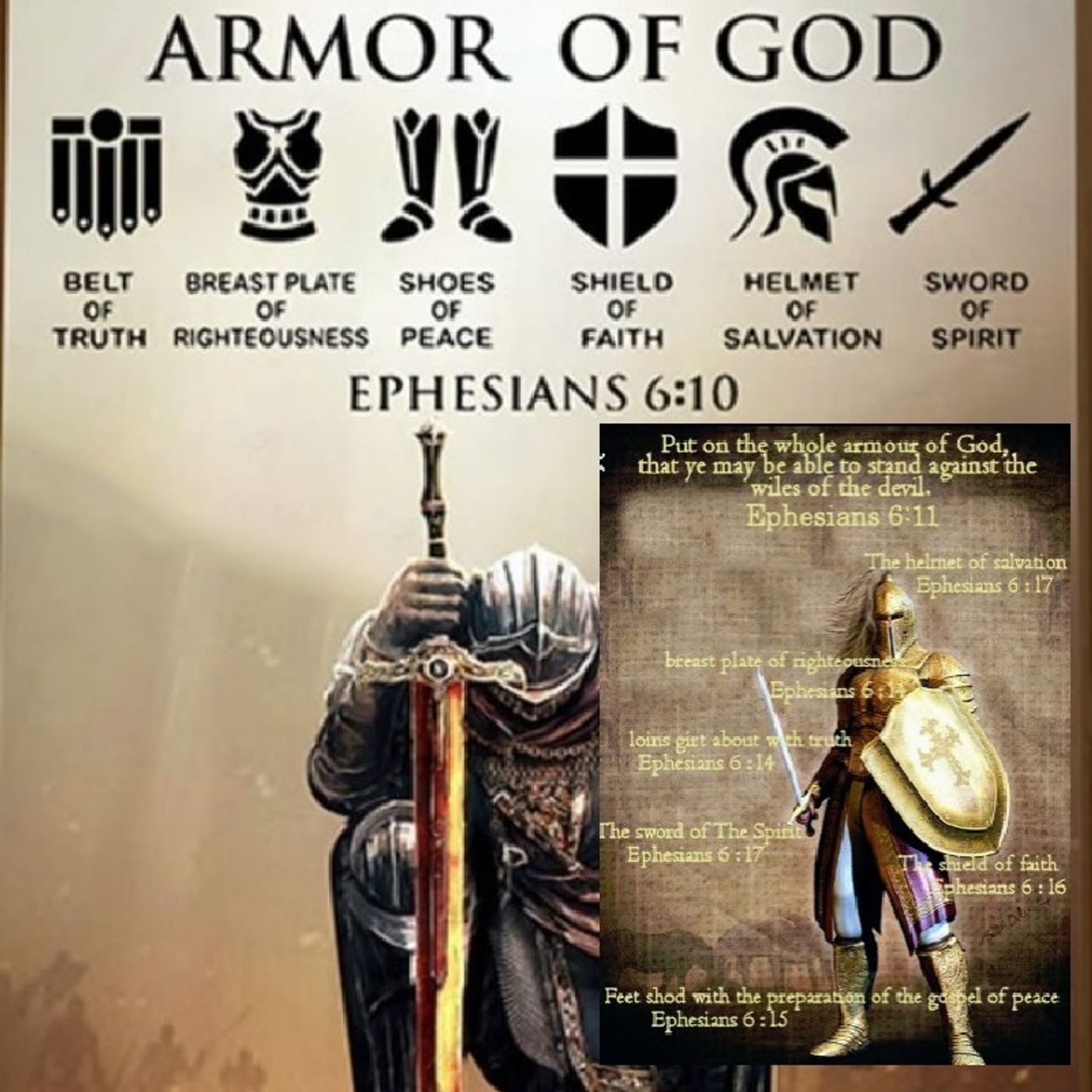 P 1/ HOW TO PUT ON YAHWEHS ARMOR REVIELD!(TRUE WARRIORS OF YAHWEH MUST WEAR HIS ARMOR TO BE COMPLETE!HE WILL FIGHT FOR US!) episode artwork