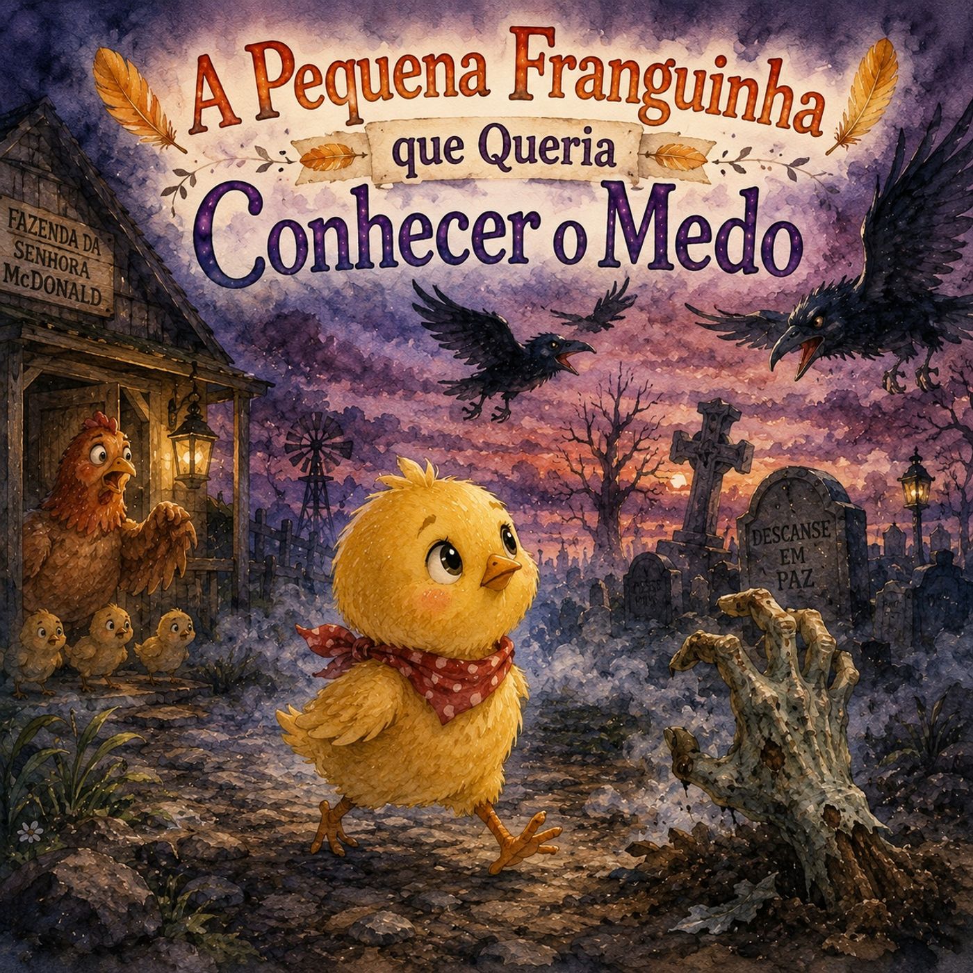 【Aventura Animal】A Pequena Franguinha contra o Zumbi do Cemitério