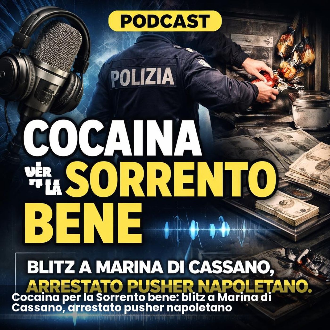 Cocaina per la Sorrento bene: blitz a Marina di Cassano, arrestato pusher napoletano episode artwork