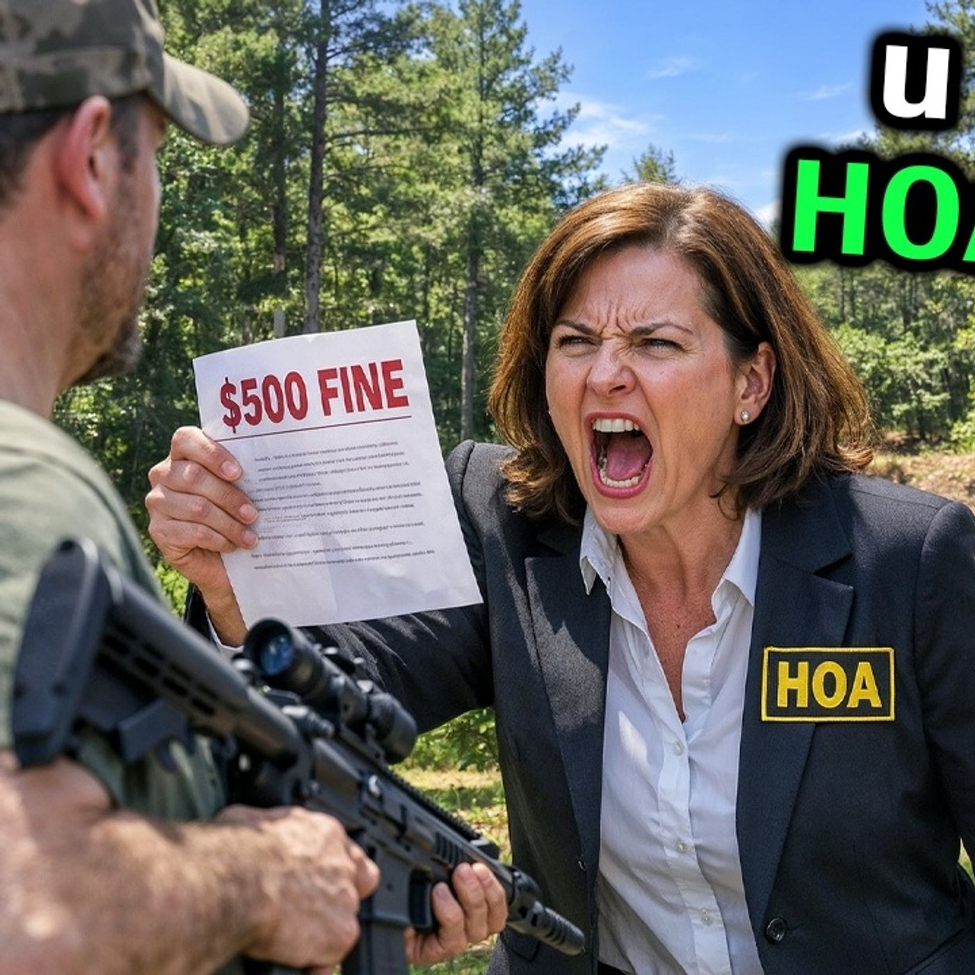 HOA Fined me for my Gun Range, Unaware I own the Forest! I Banned them from my Property! episode artwork