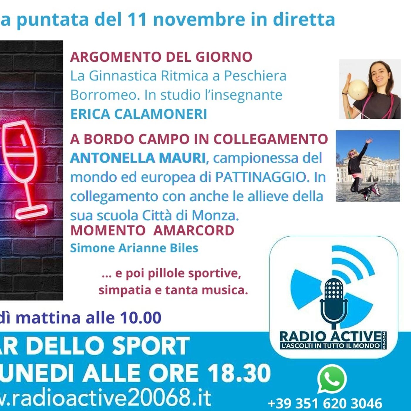 Bar dello Sport - 11.11.2024 - Ginnastica Ritmica (Erica Calamoneri) - Roller (Antonella Mauri) episode artwork