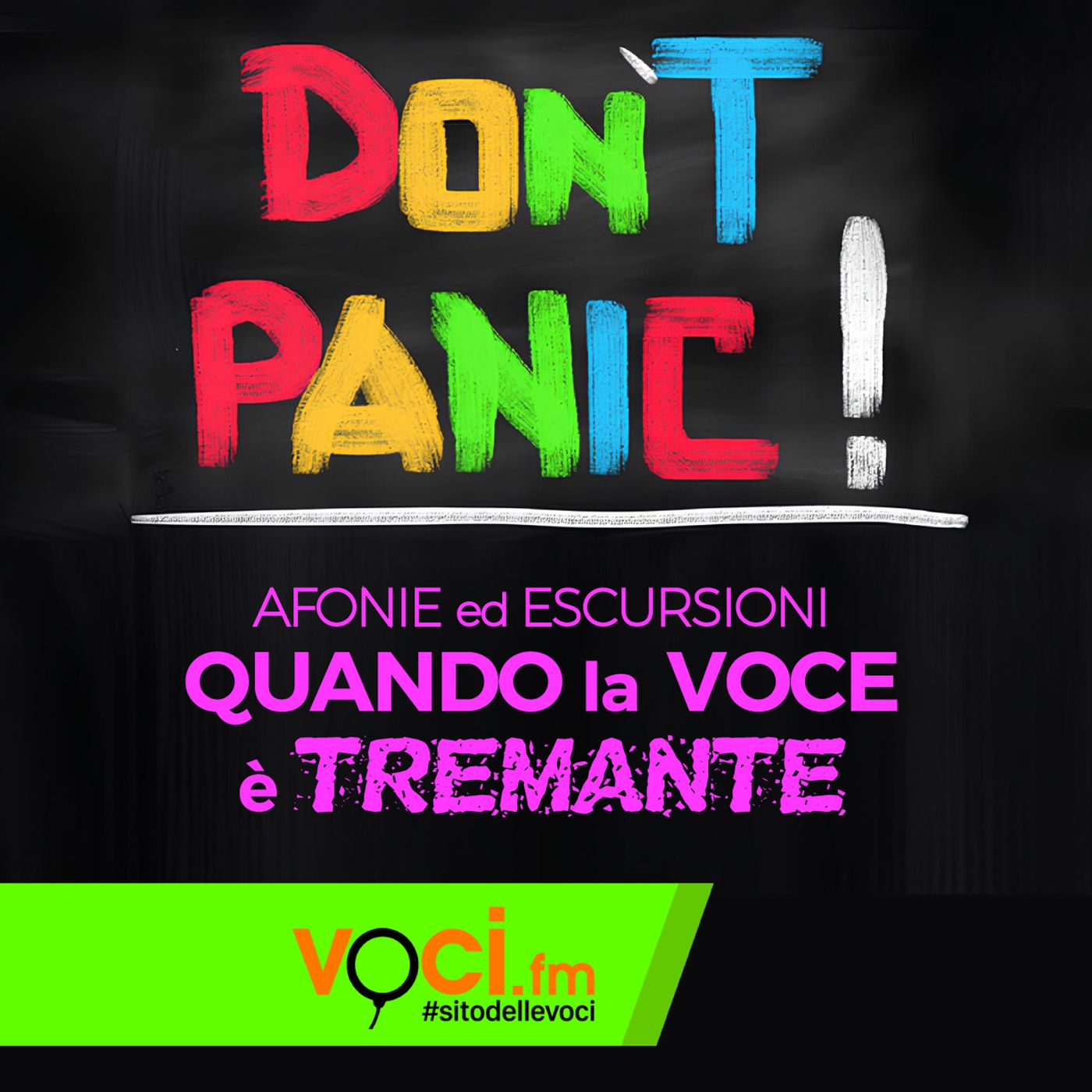 Clicca PLAY e ascolta "QUANDO LA VOCE E’ TREMANTE: AFONIE ED ESCURSIONI" episode artwork