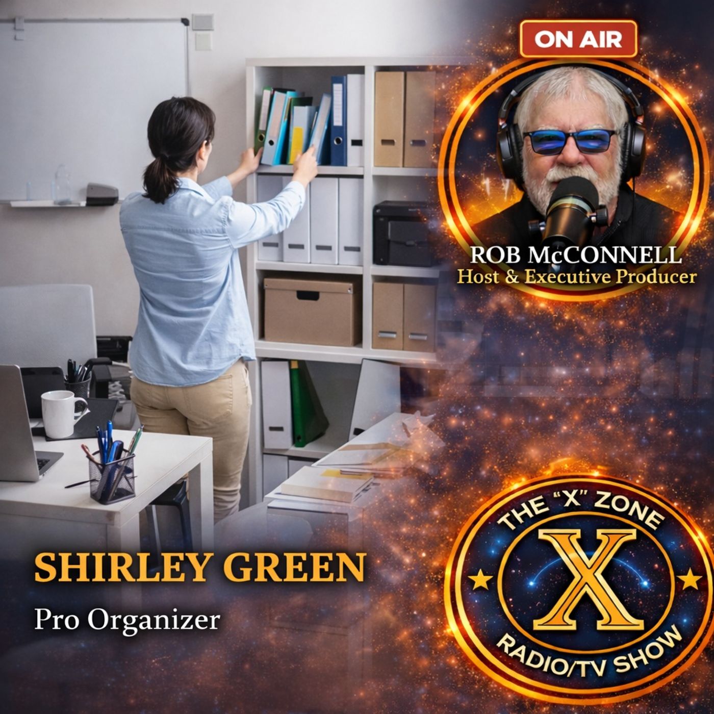 Rob McConnell Interviews - SHIRLEY GREEN - Pro Organizer
