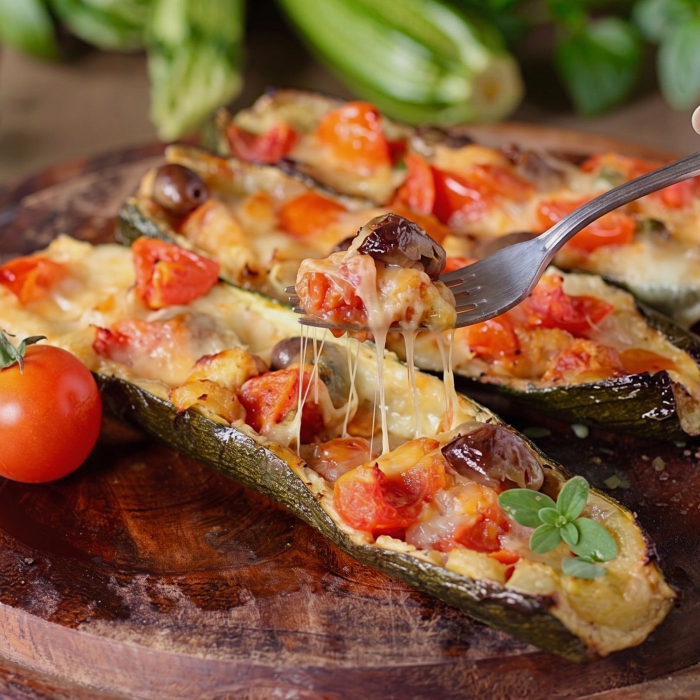 Barchette di zucchine ripiene al forno: la ricetta facile, filante e mediterranea episode artwork
